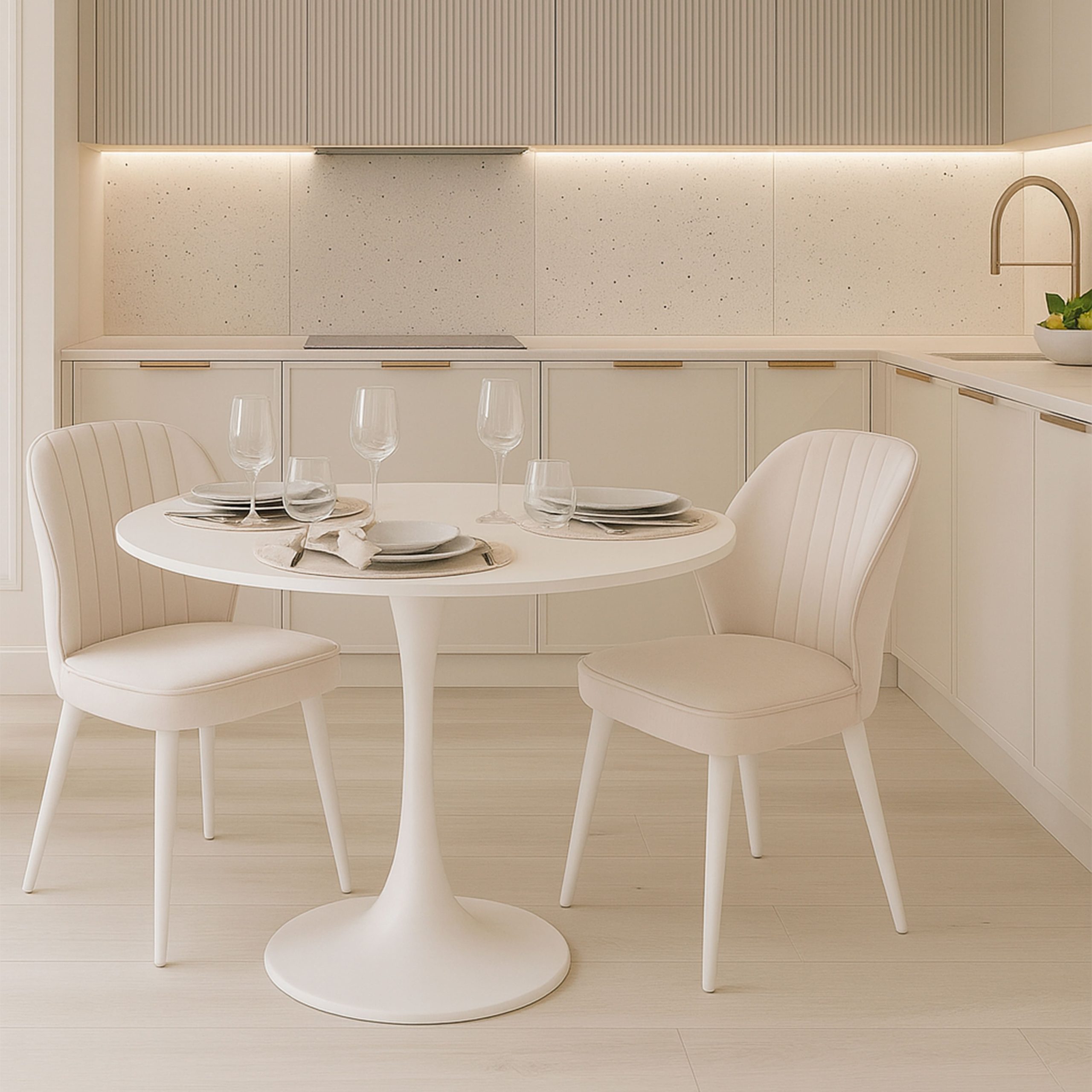 Стул MICHAEL, d08 PLATINUM LUXбелый