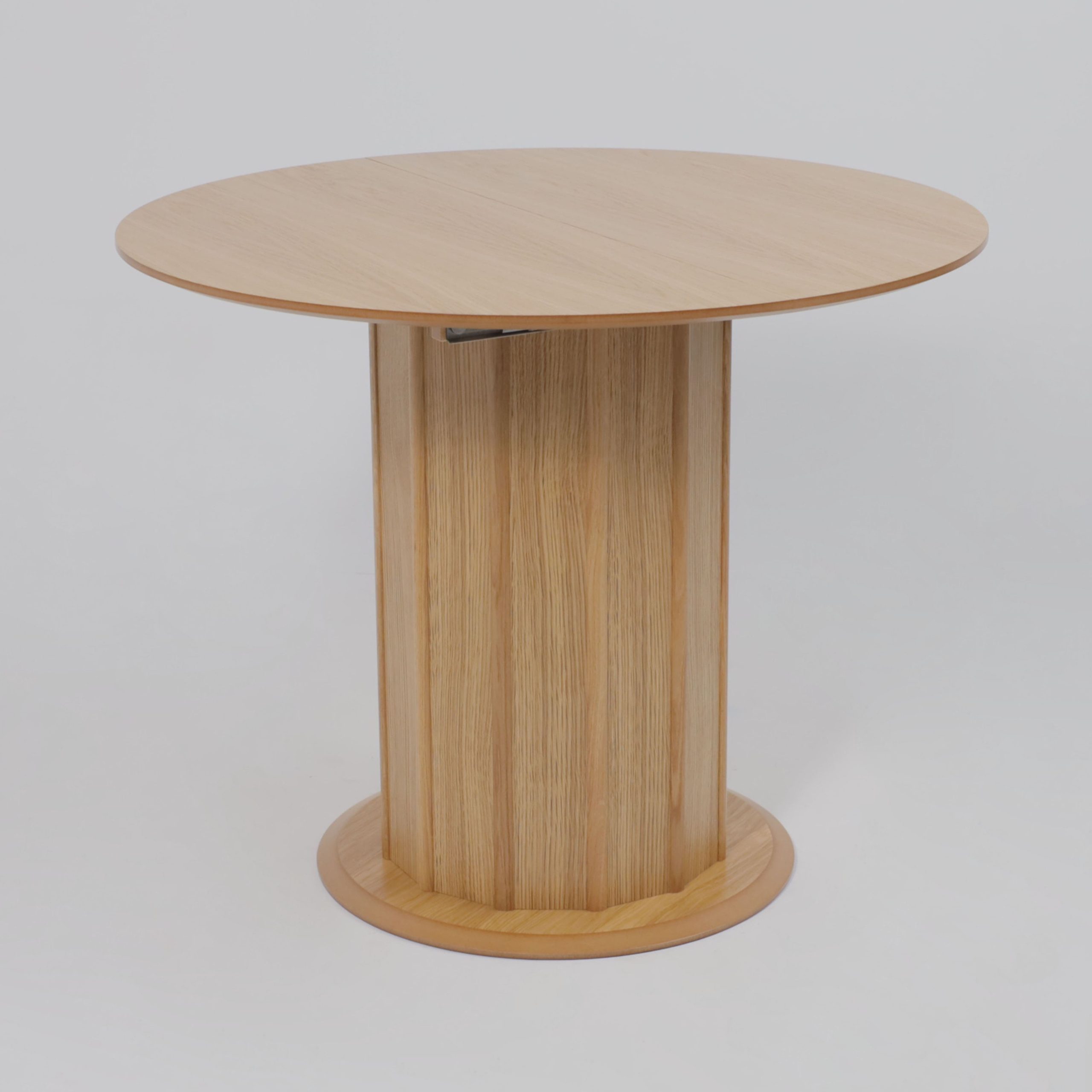 Стол ОЛАФ-М 950(1250)*950, Светлый дуб без тонировки/Светлый дуб