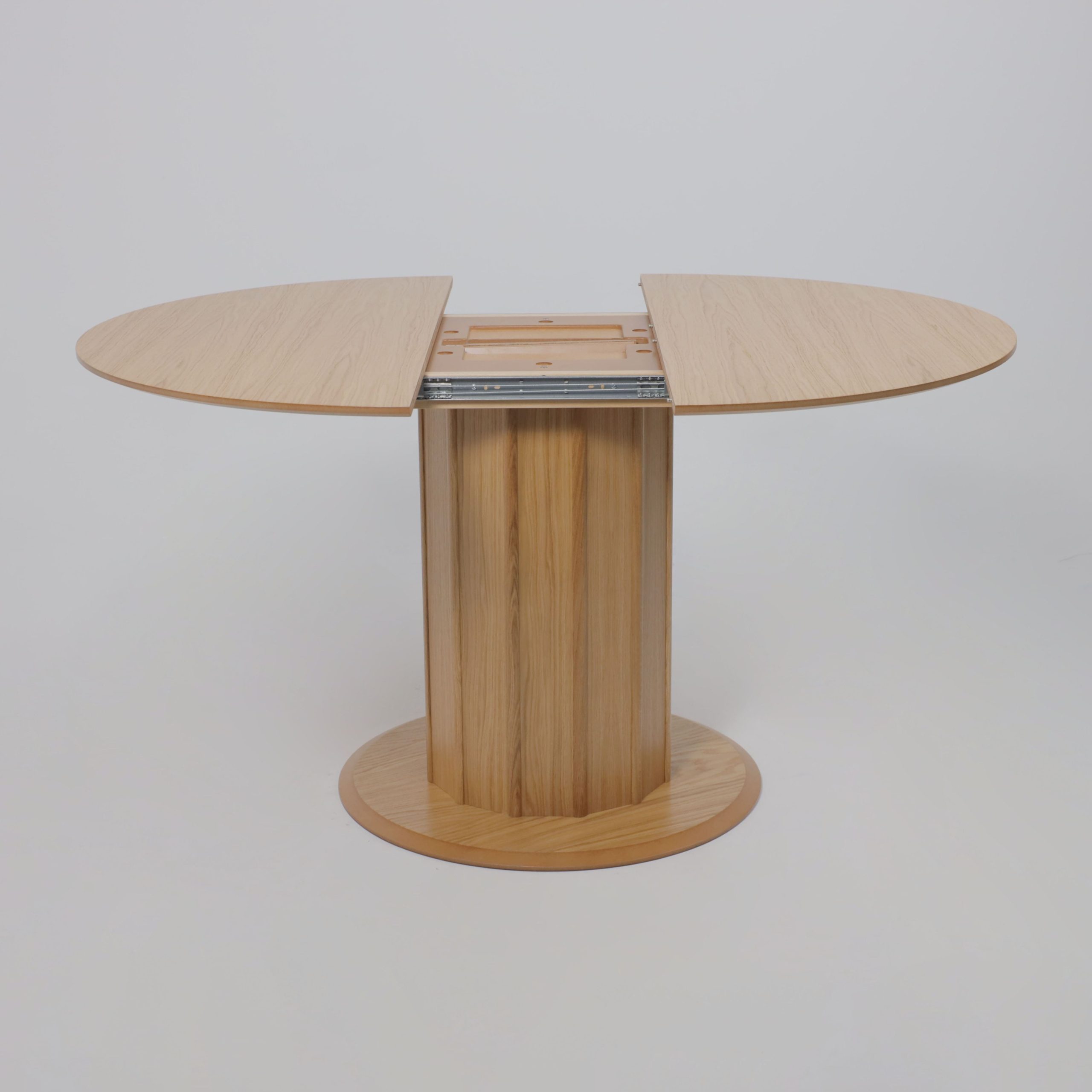 Стол ОЛАФ1100(1400)*1100, Светлый дуб без тонировки/Светлый дуб