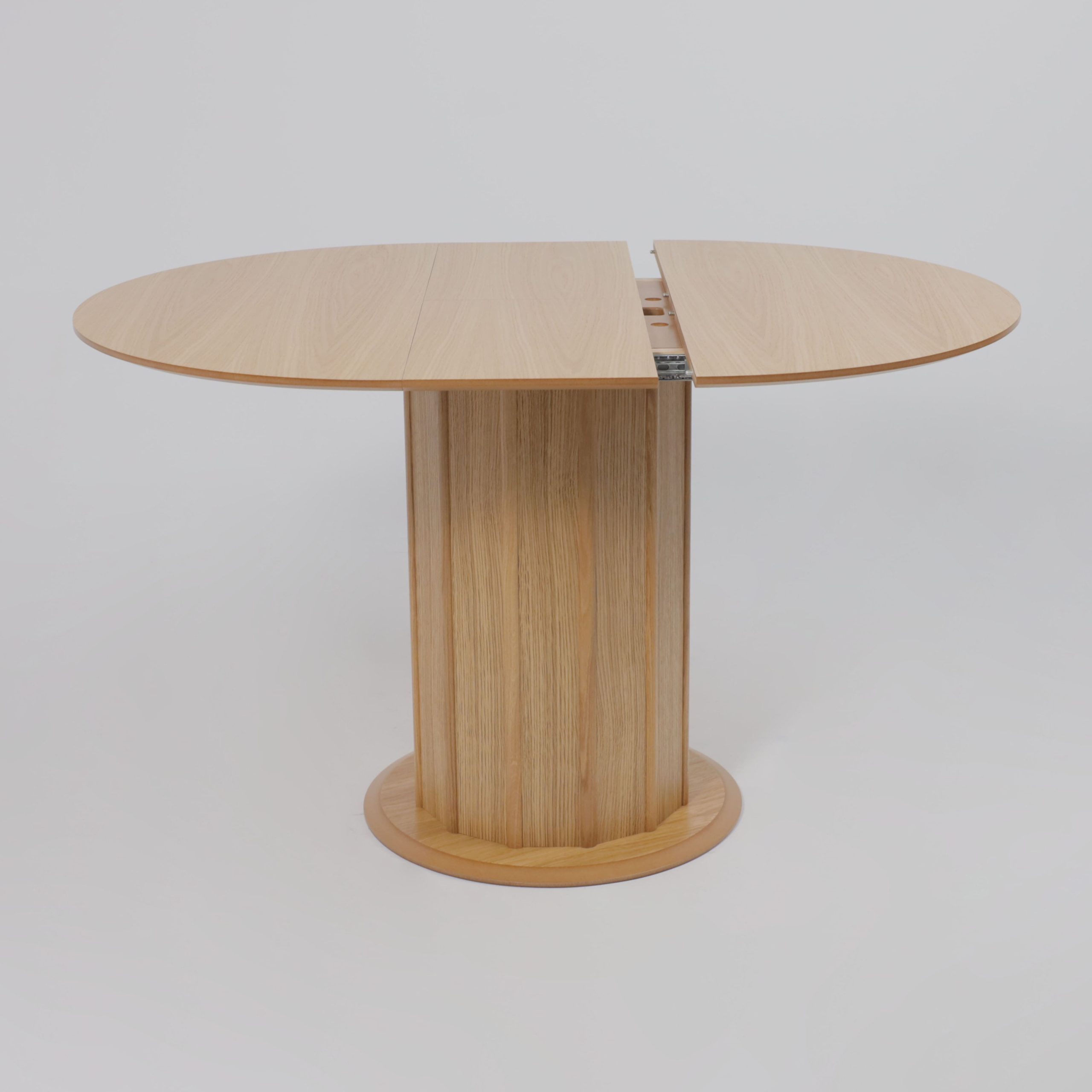 Стол ОЛАФ-М 950(1250)*950, Светлый дуб без тонировки/Светлый дуб