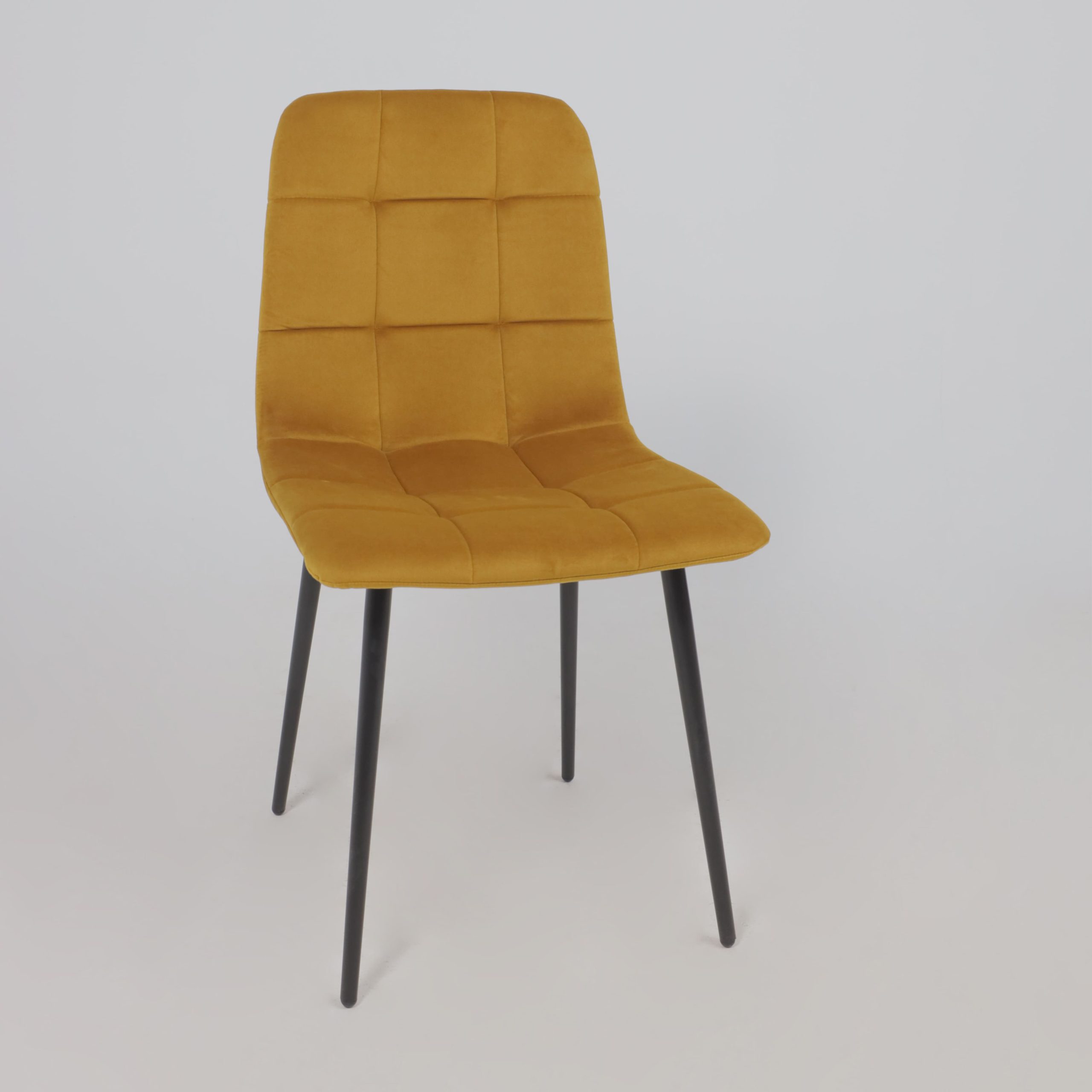 Стул AV 406-N, карри бархат Confetti chai tea/черный