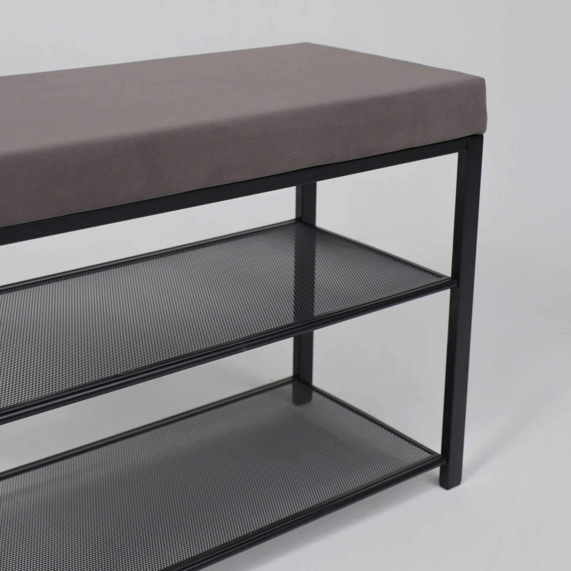 Банкетка ТОРОНТО 23S, серый/черный