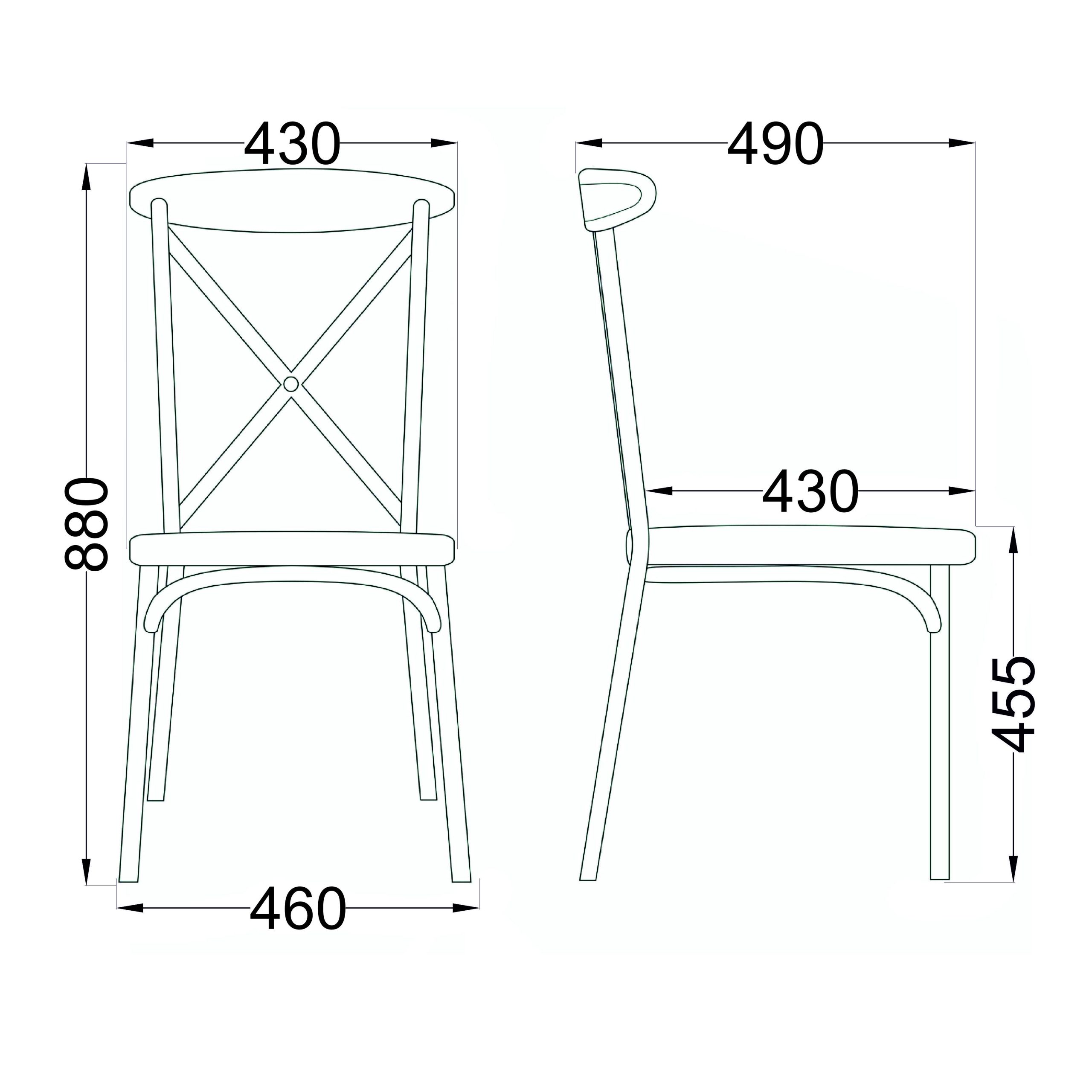 Стул RAFF, черный
