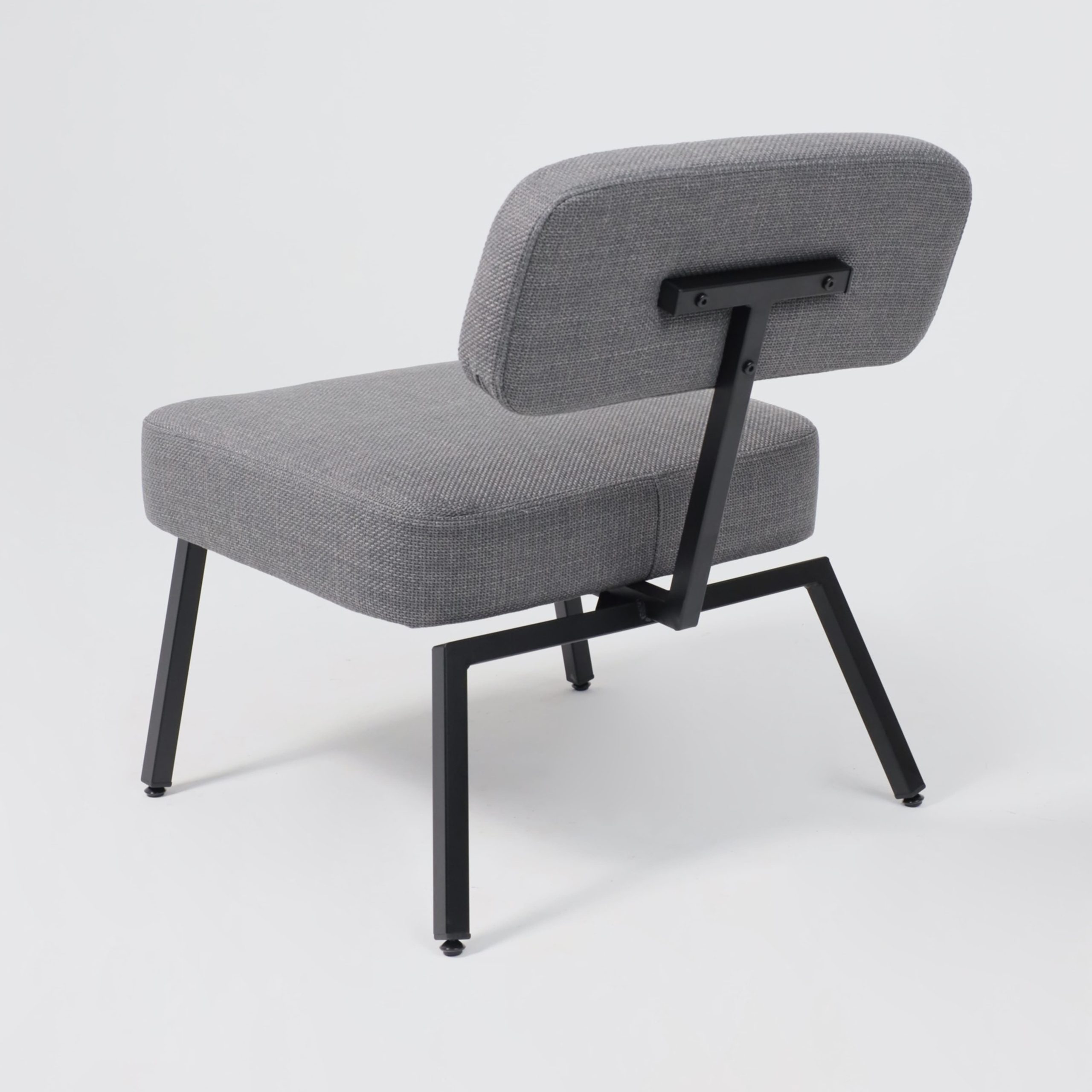 Кресло ASPEN, серая рогожка BJORN 13/черный