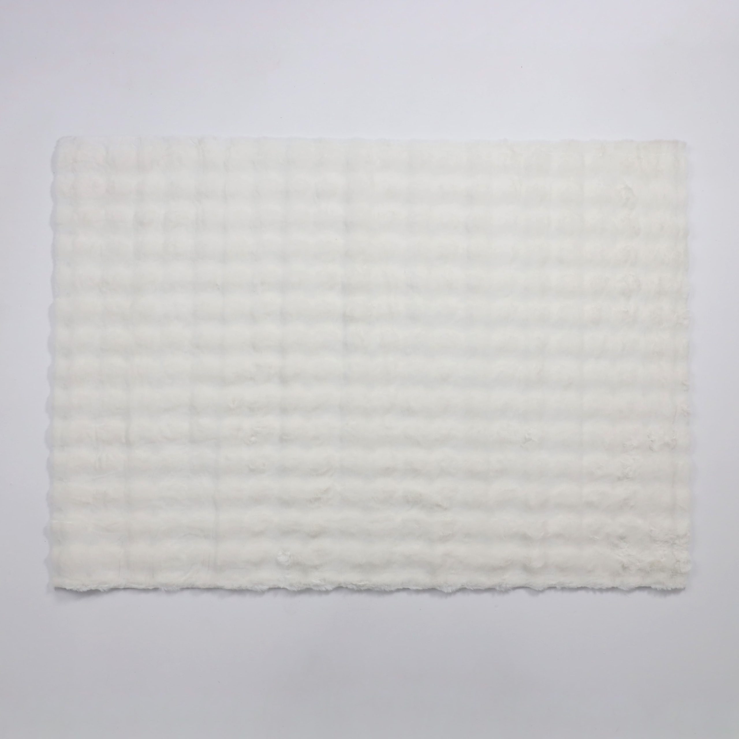 Ковер BUBLE FAUX FUR, белый, 160*230см