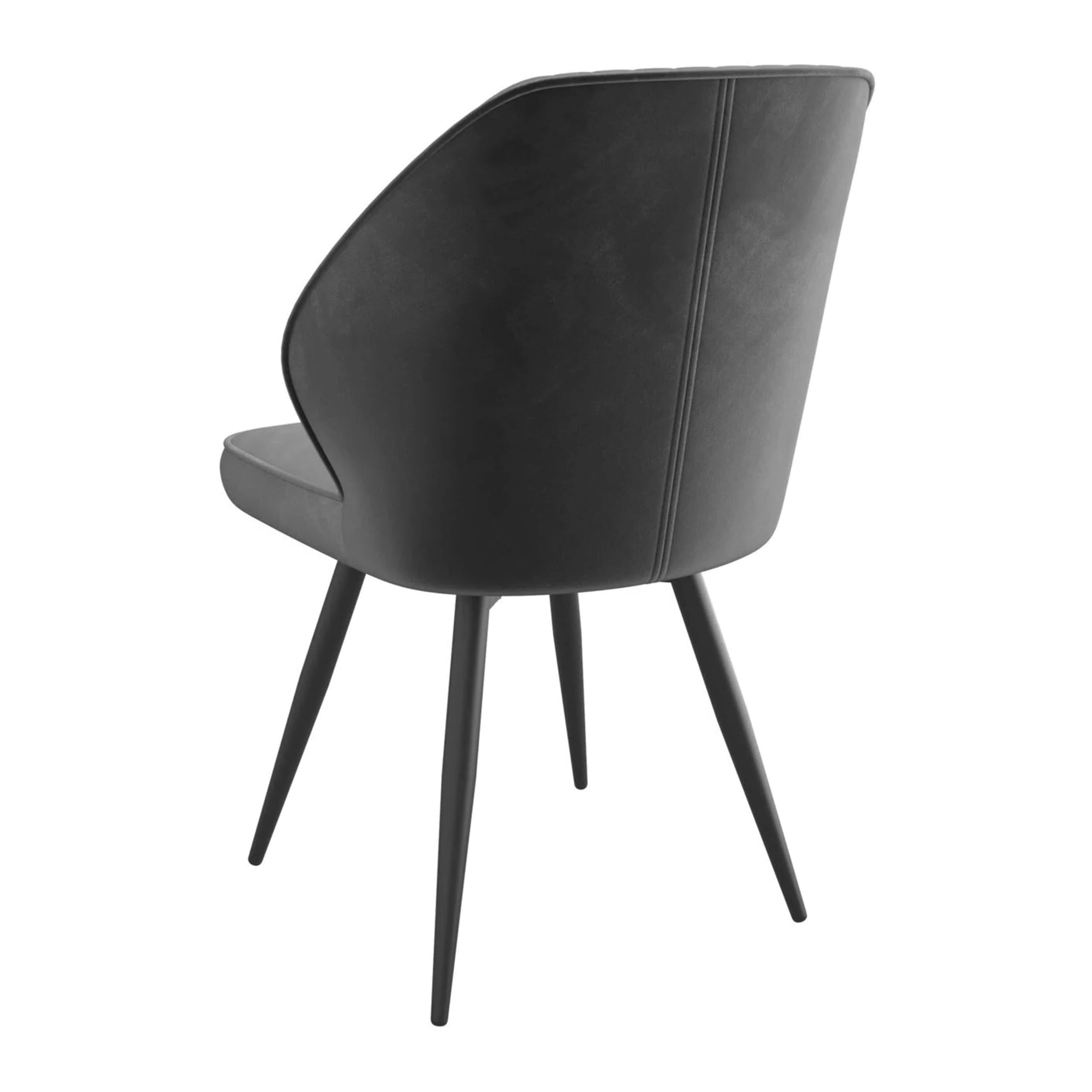 Стул MICHAEL-R1 360, d10 HEMATITE LUXчерный