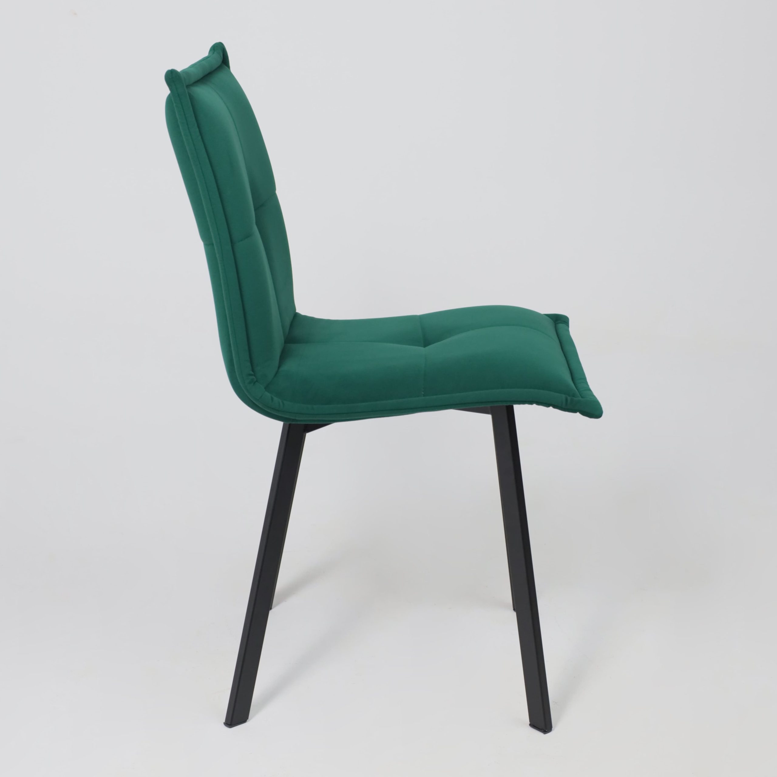 Кресло РУБИК U, Velutto 33 темно-зеленый велюр/черный