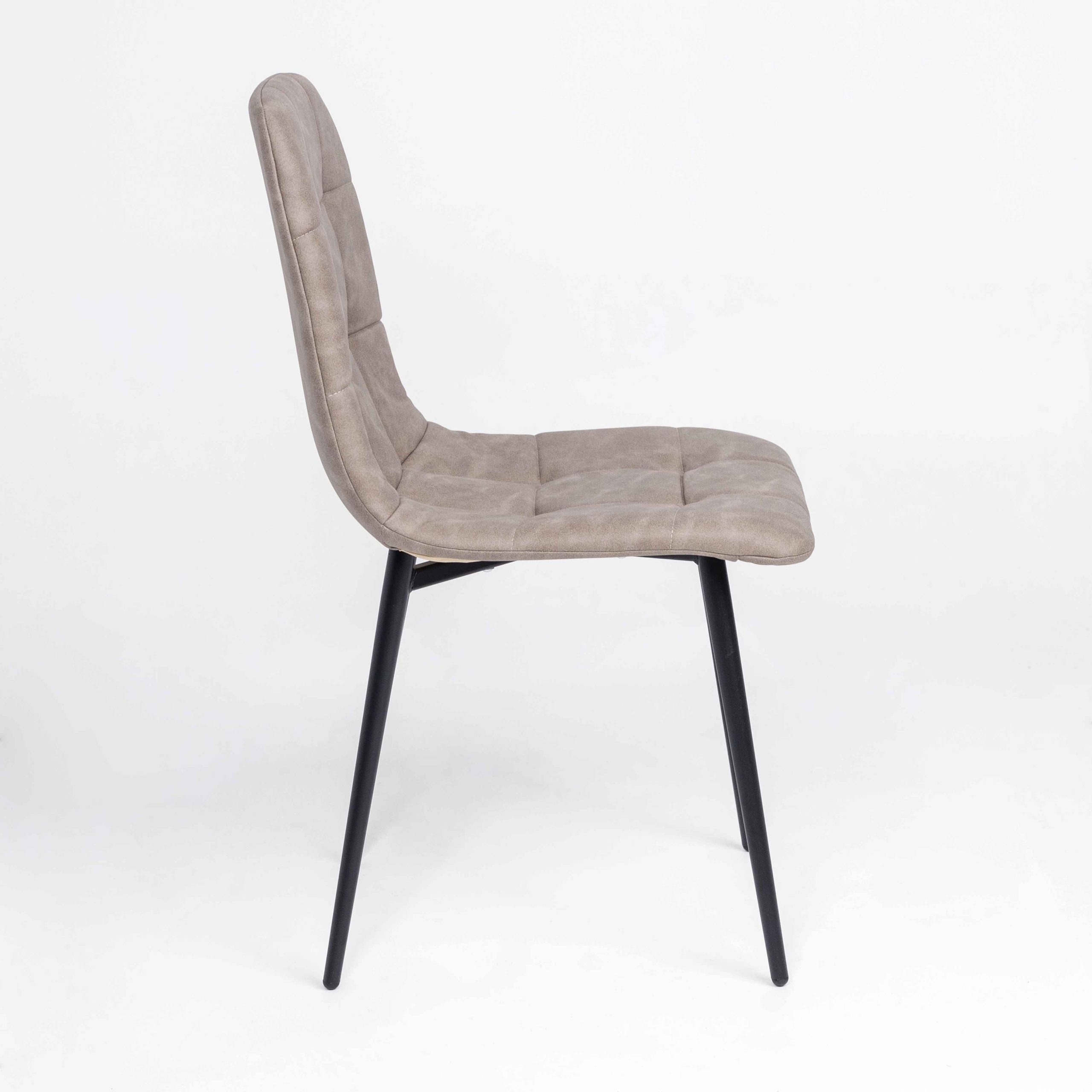 Стул AV 406-N, песочная замша Kiprus 03/черный