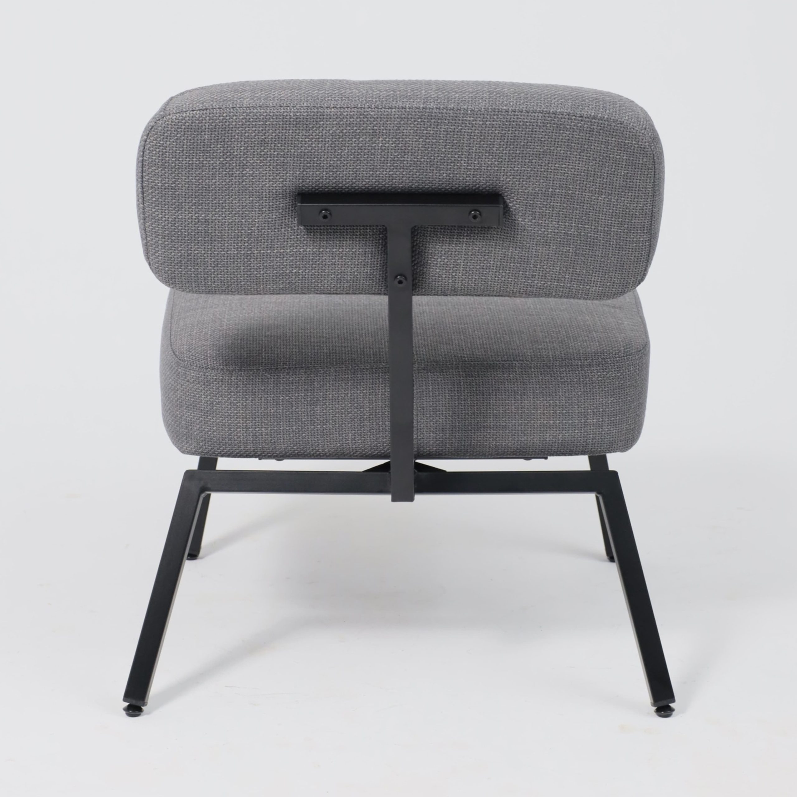 Кресло ASPEN, серая рогожка BJORN 13/черный