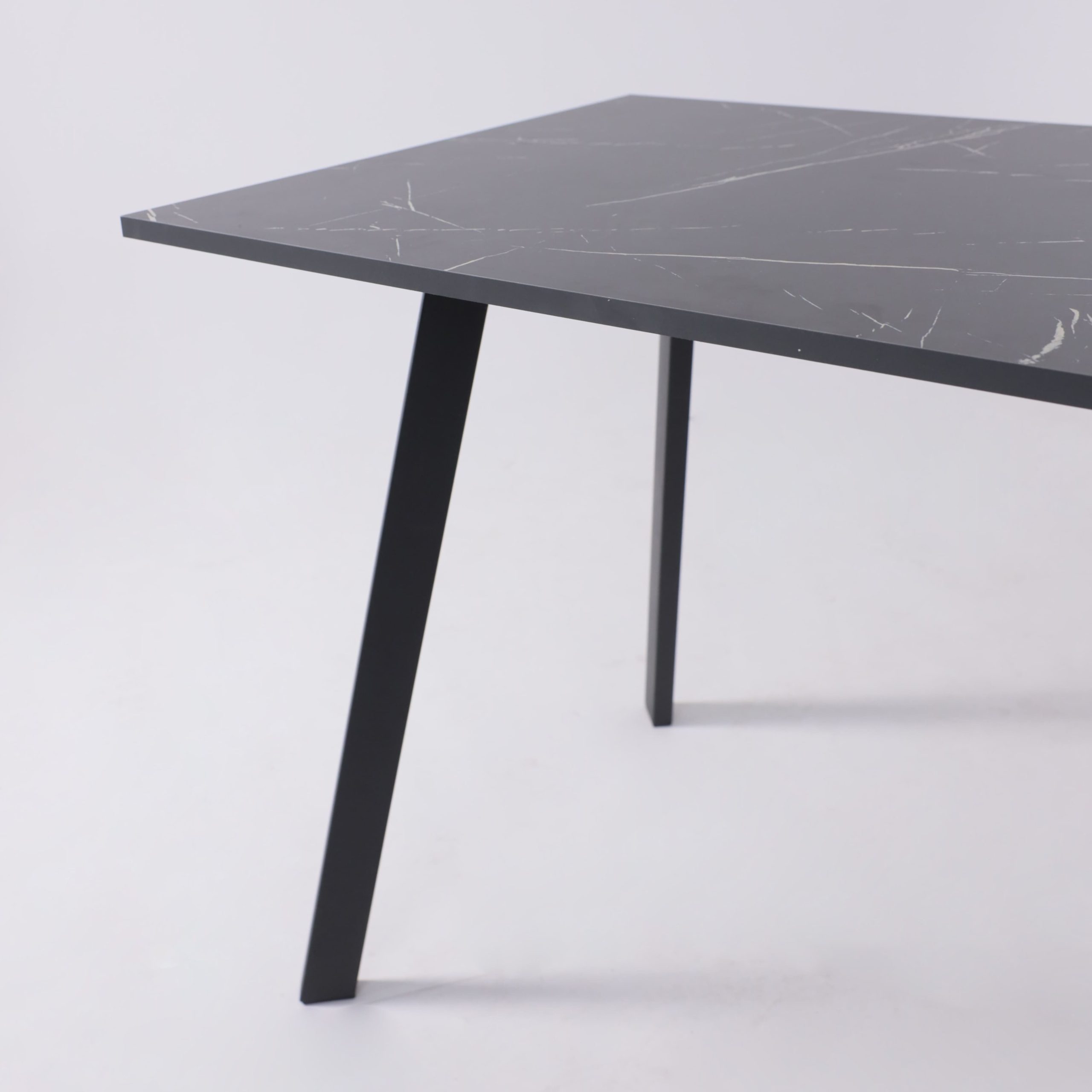 Стол SOLO 102*67, Мрамор неро маркина/черный