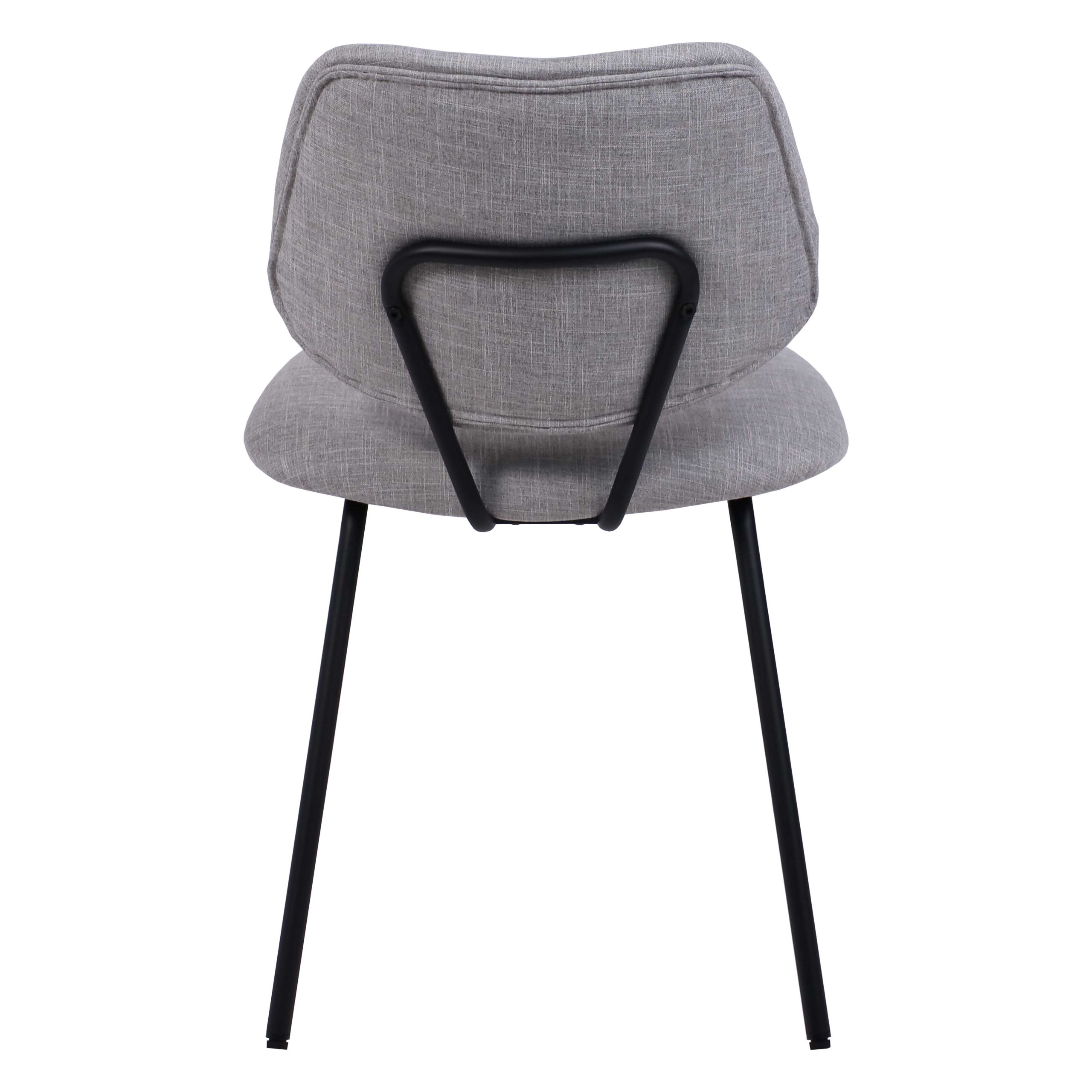 Стул DIXIE, серая ткань/черный