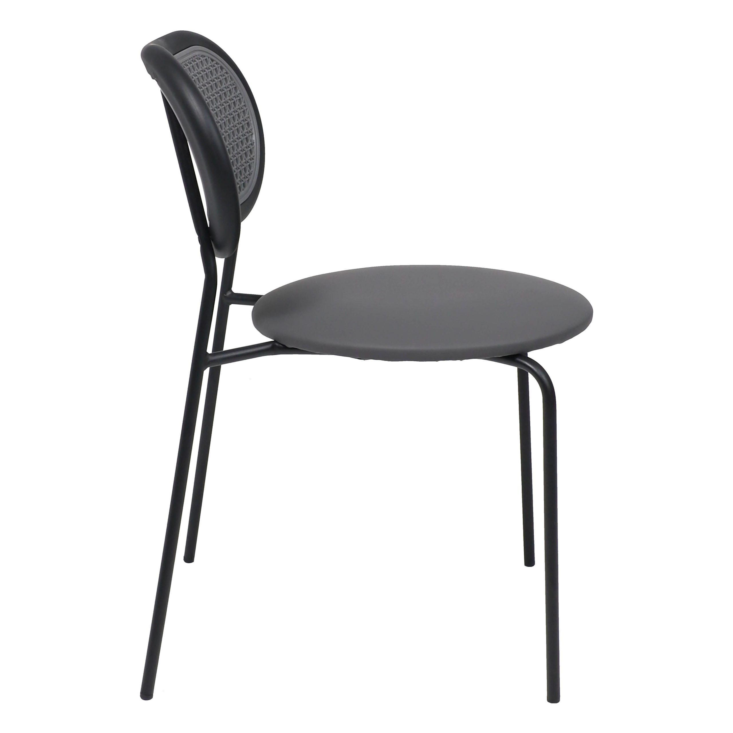 Стул TEO, серый/чёрный