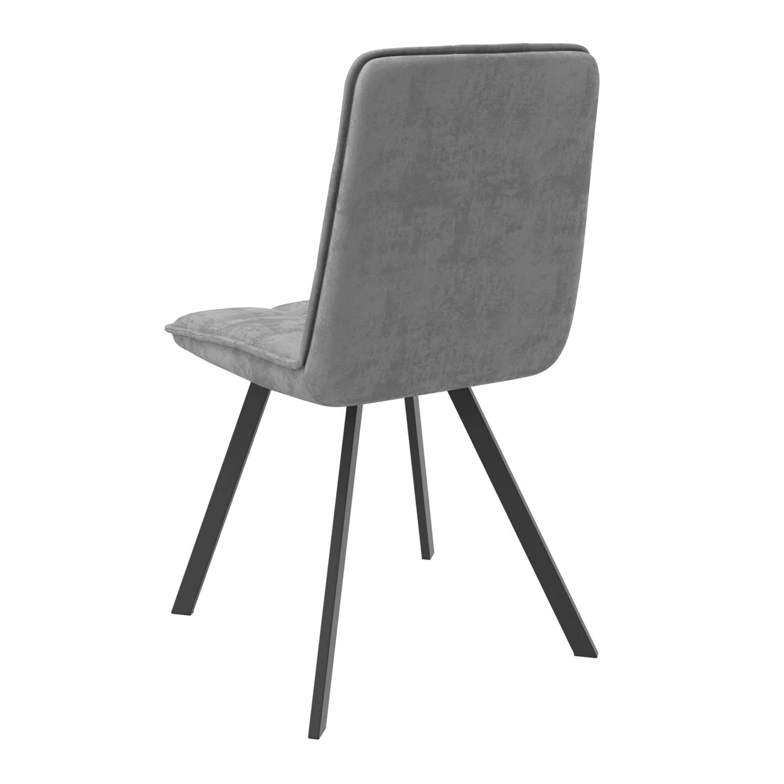 Стул ROM D, b22 GREY LUXчерный