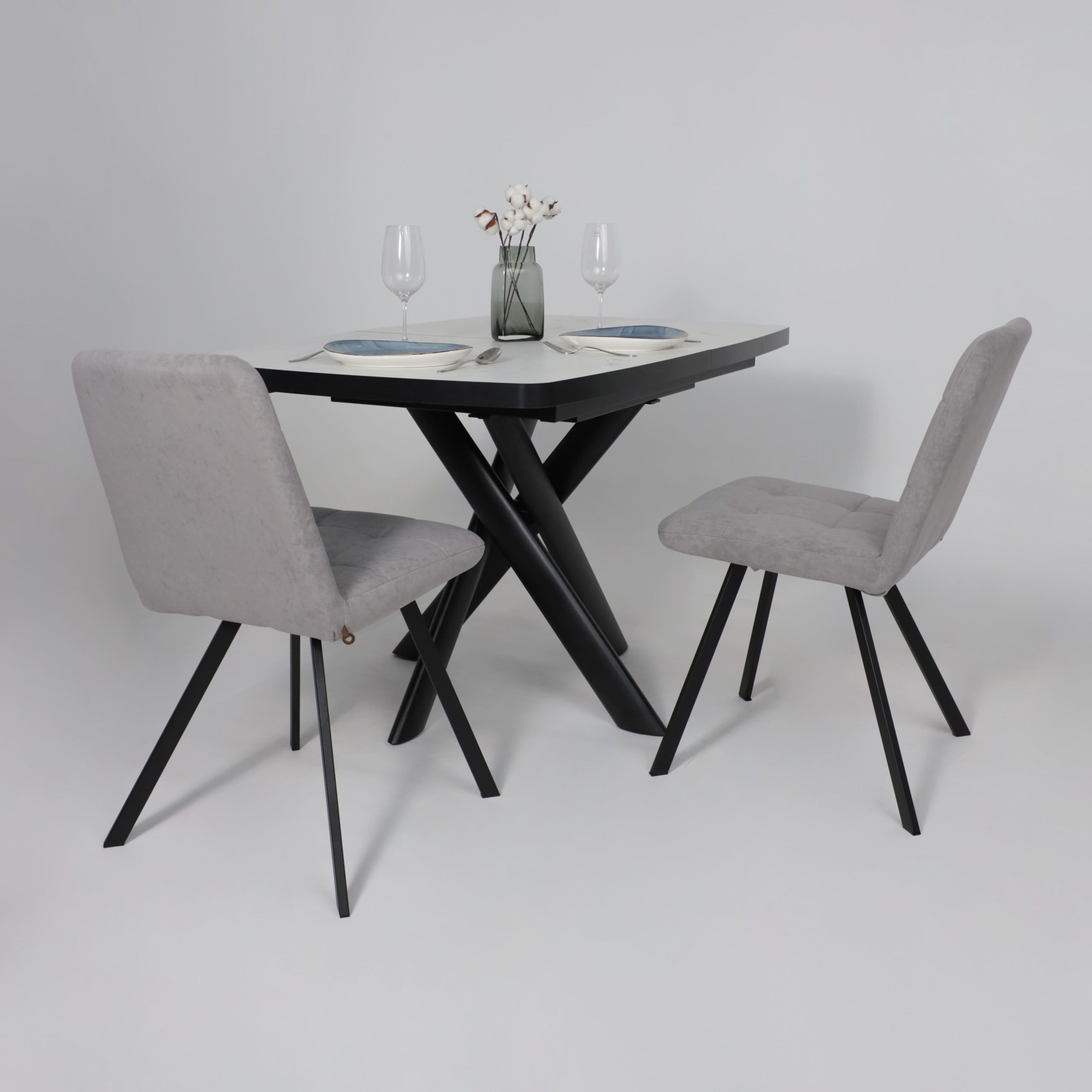 Стул ROMMY, b22 GREY LUXчерный