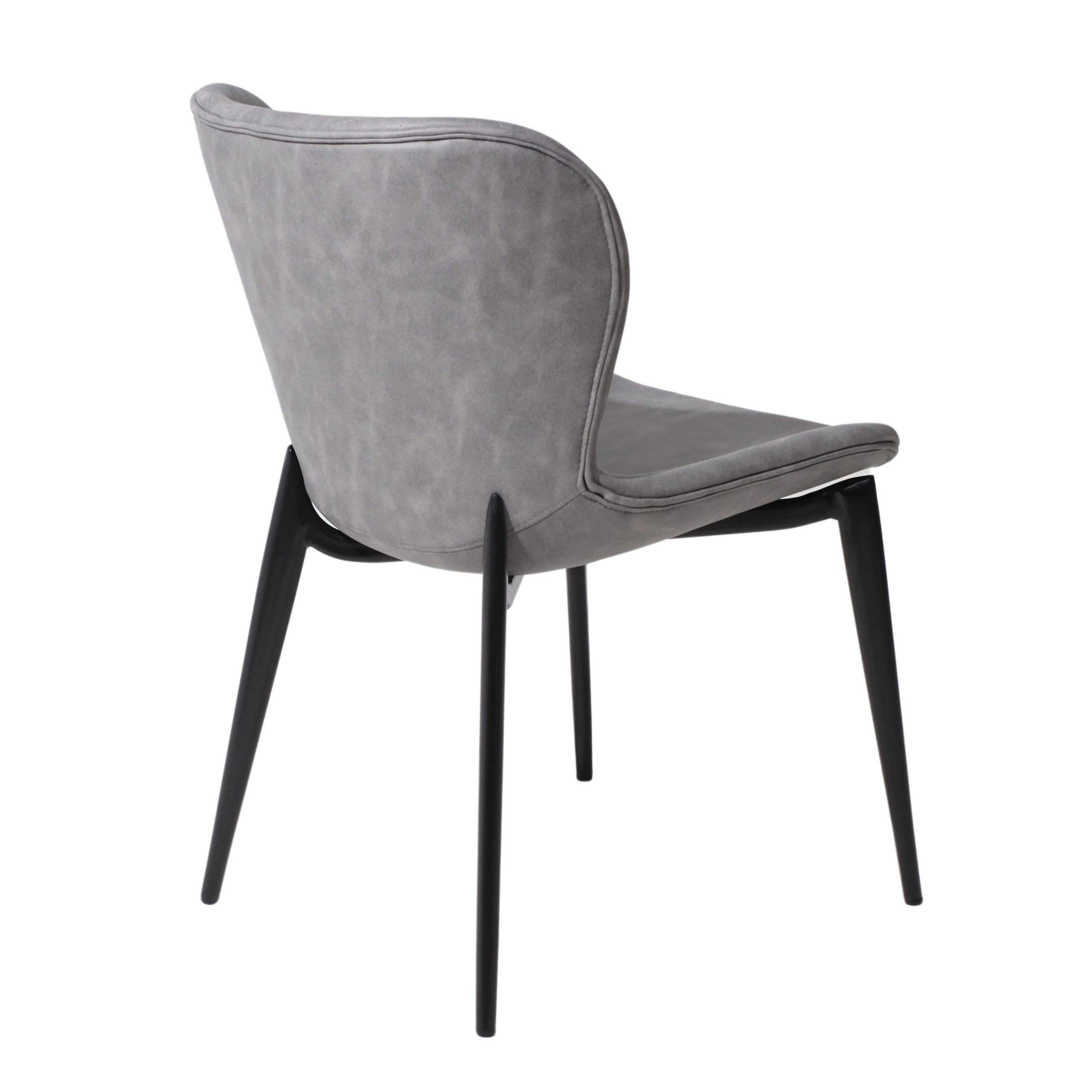 Стул AV 470, темно-серая замша Kiprus 10/черный