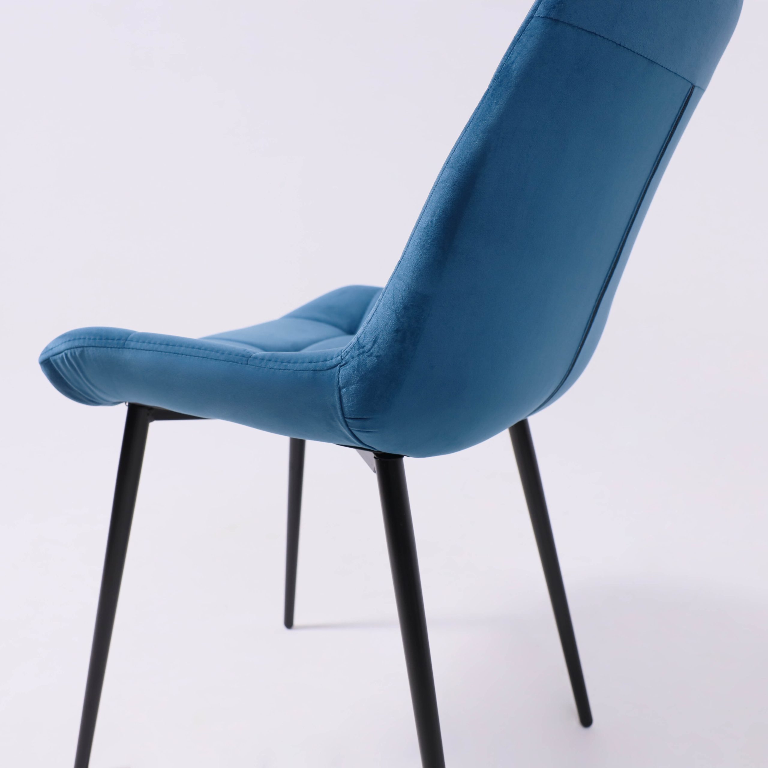 Стул AV 405, синий бархат H-58/черный