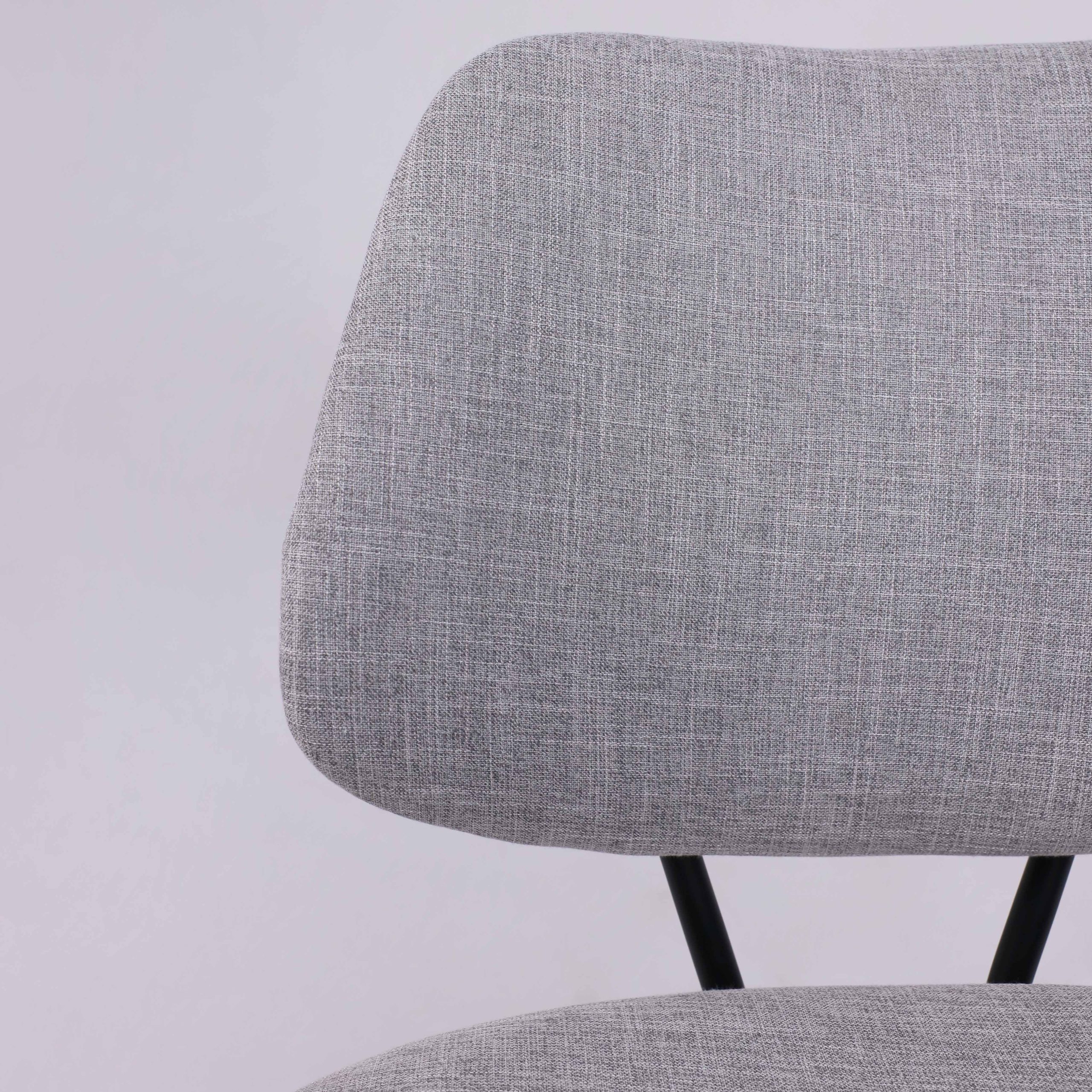 Стул DIXIE, серая ткань/черный