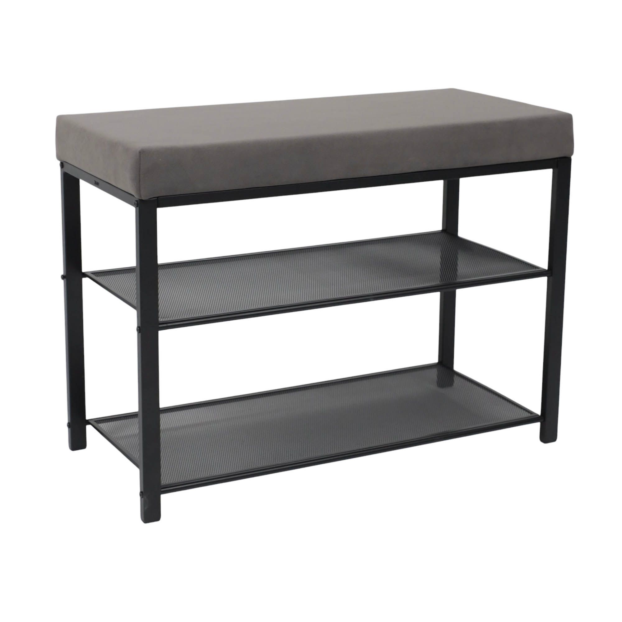 Банкетка ТОРОНТО 23S, серый/черный