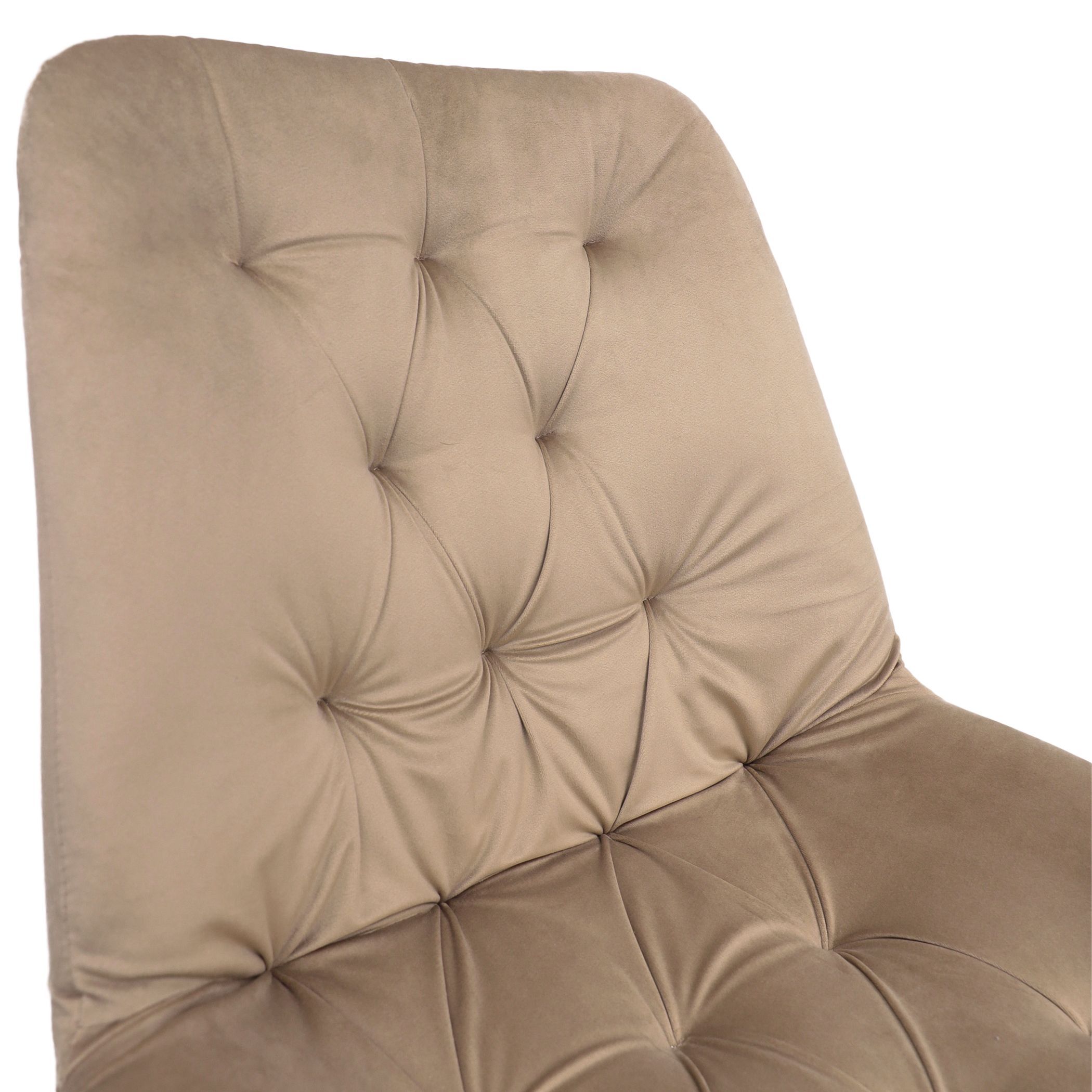 Стул AV 435, капучино бархат H-65/черный