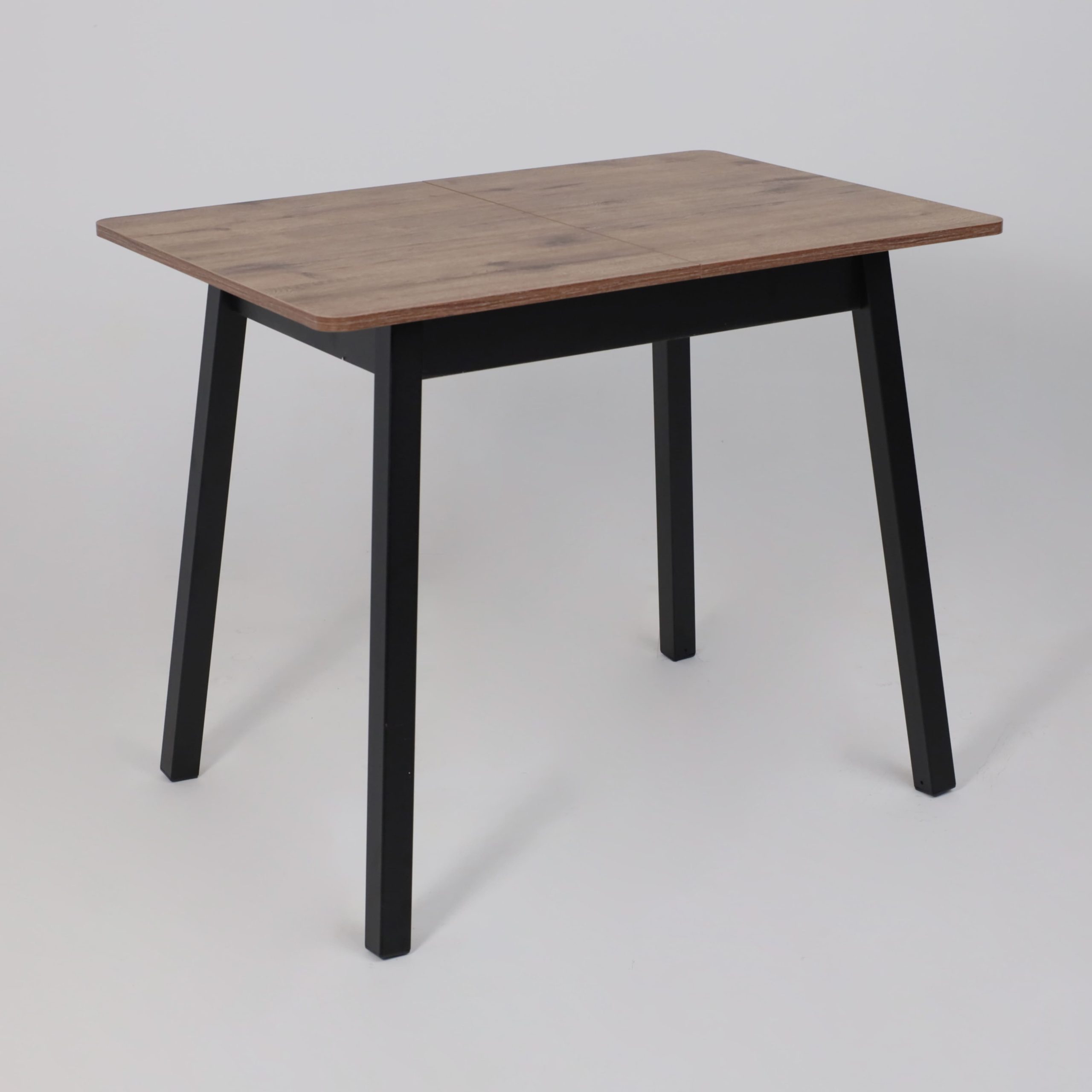 Стол TIRK RADIAL-94, раздвижной 94(126)х64, Дуб Веллингтон/Чёрный