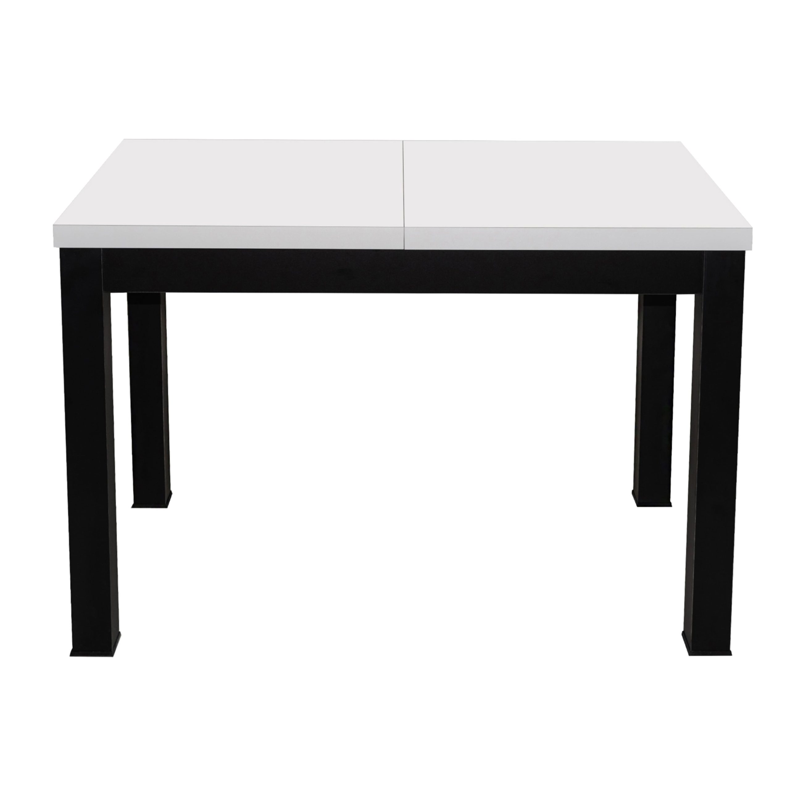 Стол раздвижной BLACK, 1100(1490)*670*770, (белый мат)