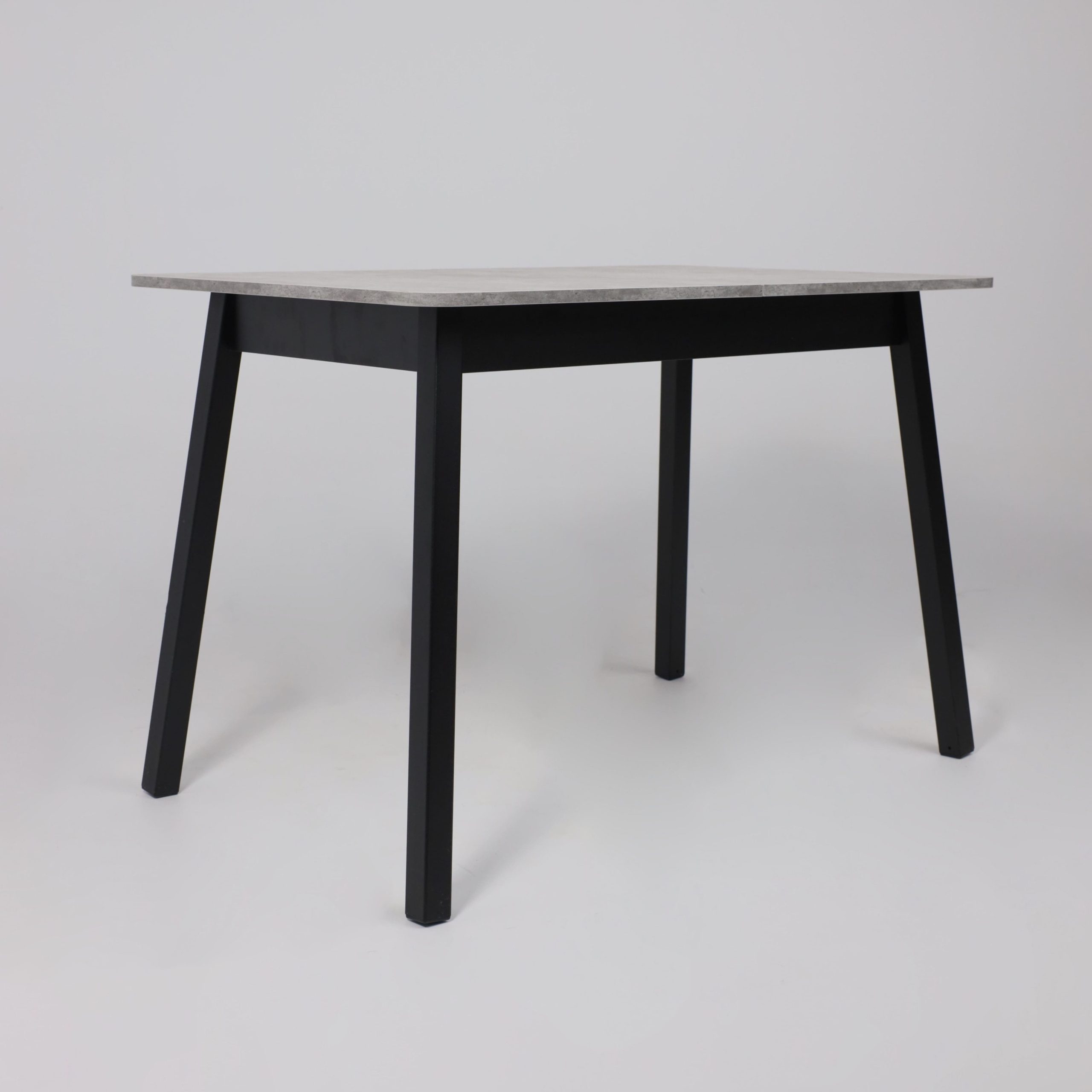 Стол TIRK RADIAL-110, раздвижной 110(142)х70, Серый сланец/Чёрный