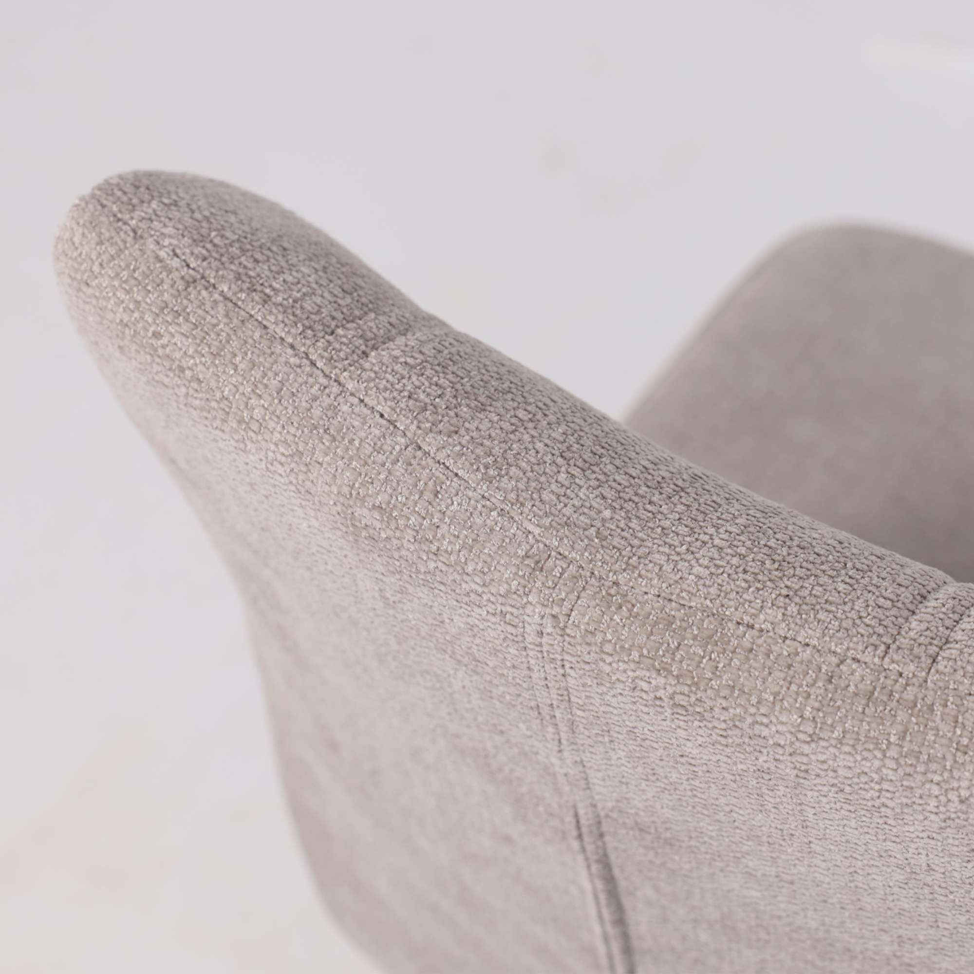 Стул SMART-R 360, g05 GREY BEIGE шенилл LUX - d07 PEARL GREY LUXбелый