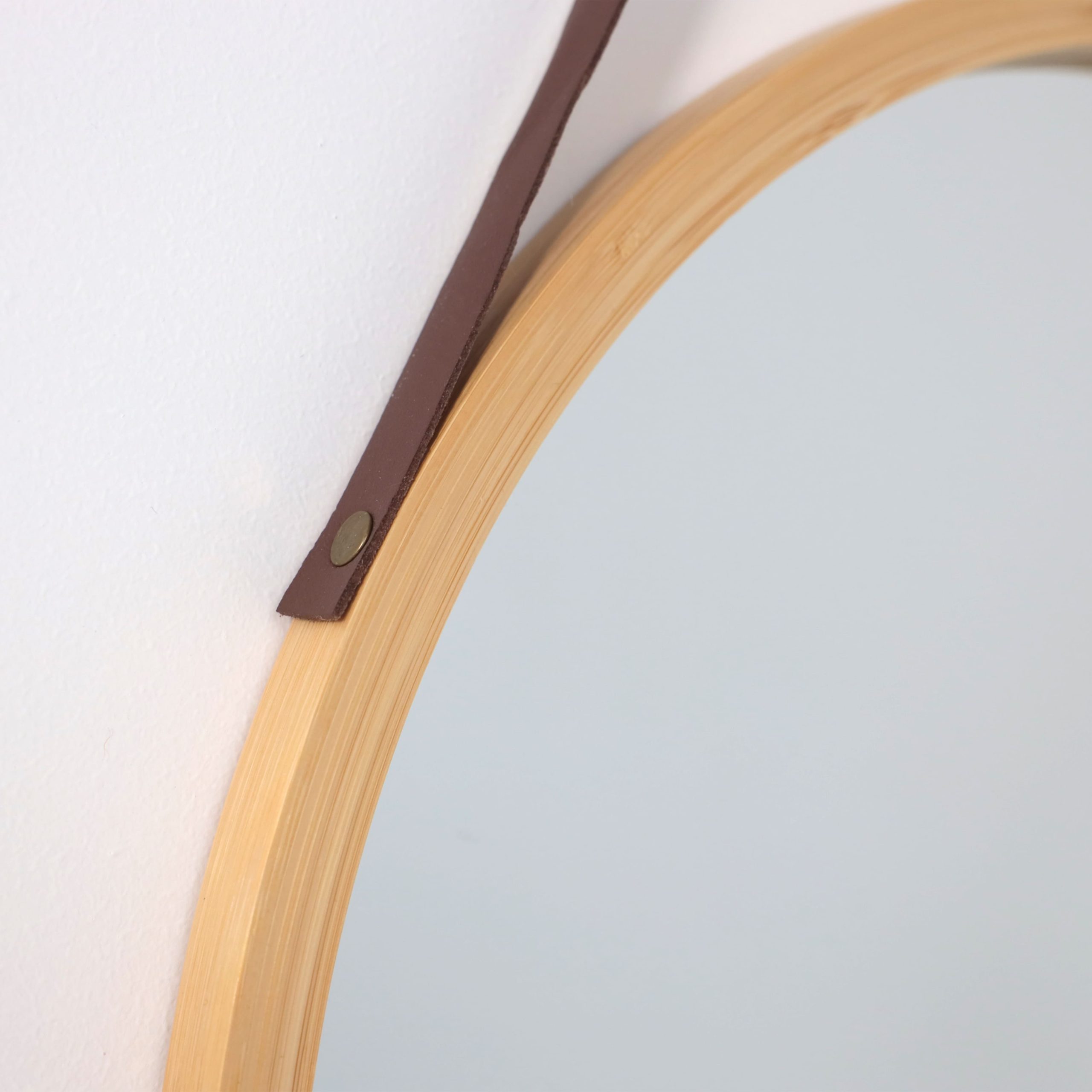 Зеркало подвесное CAMELLIA, бамбук