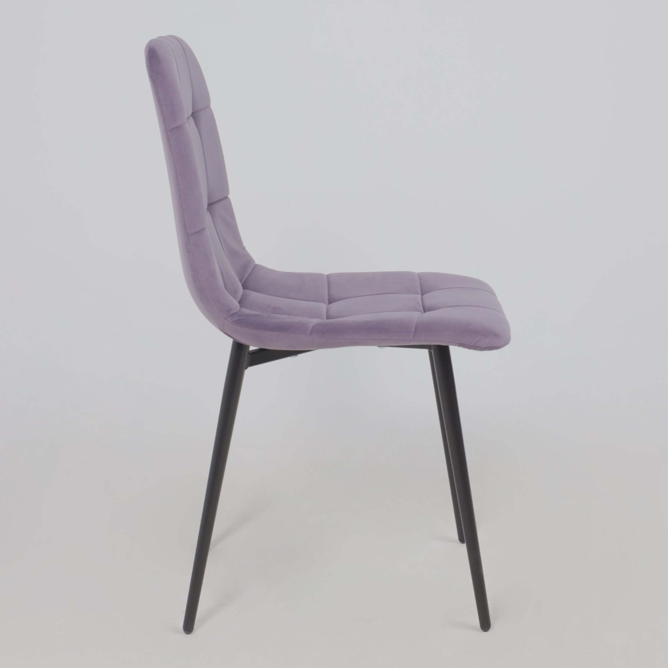 Стул AV 406-N, сливовый бархат Confetti plum/черный