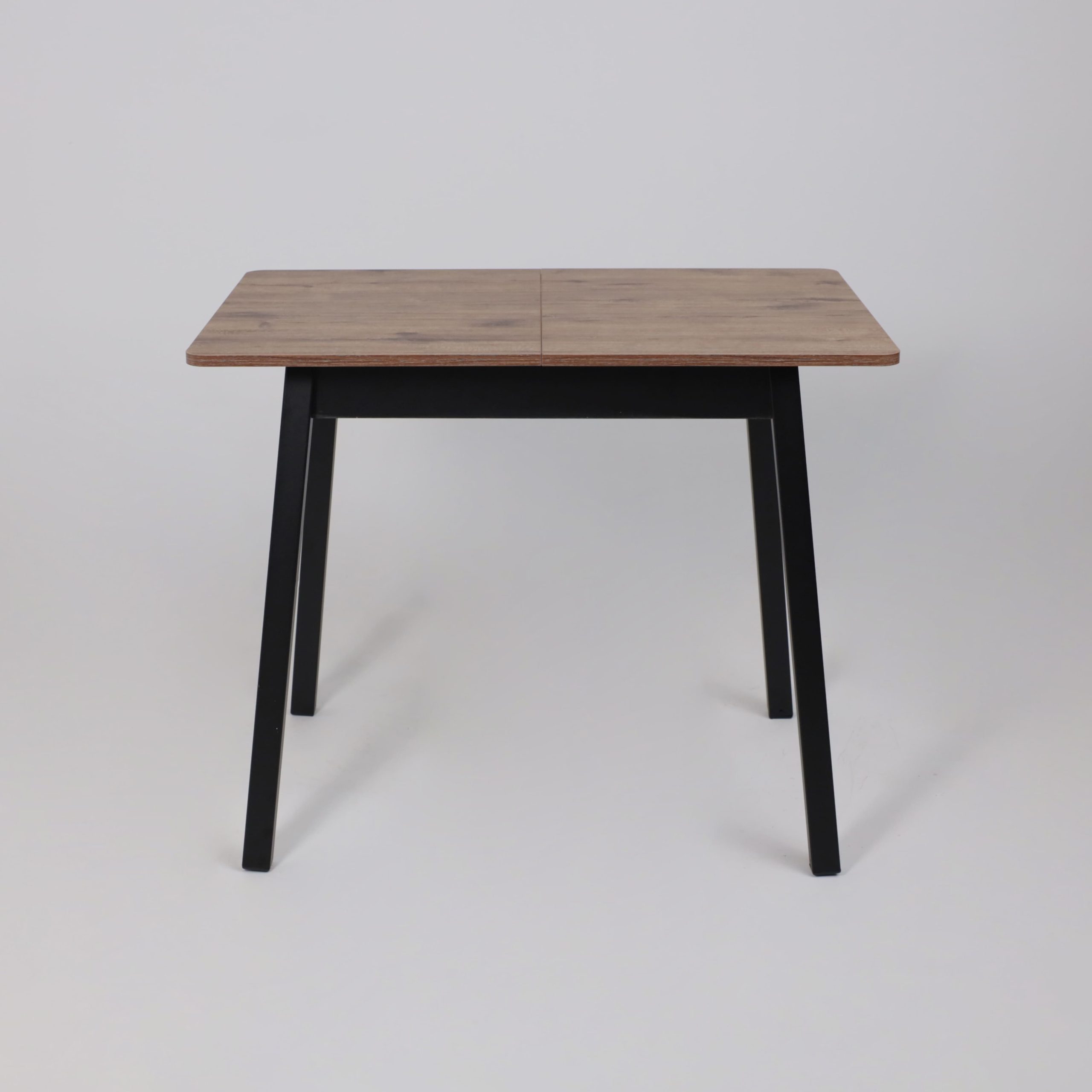 Стол TIRK RADIAL-94, раздвижной 94(126)х64, Дуб Веллингтон/Чёрный