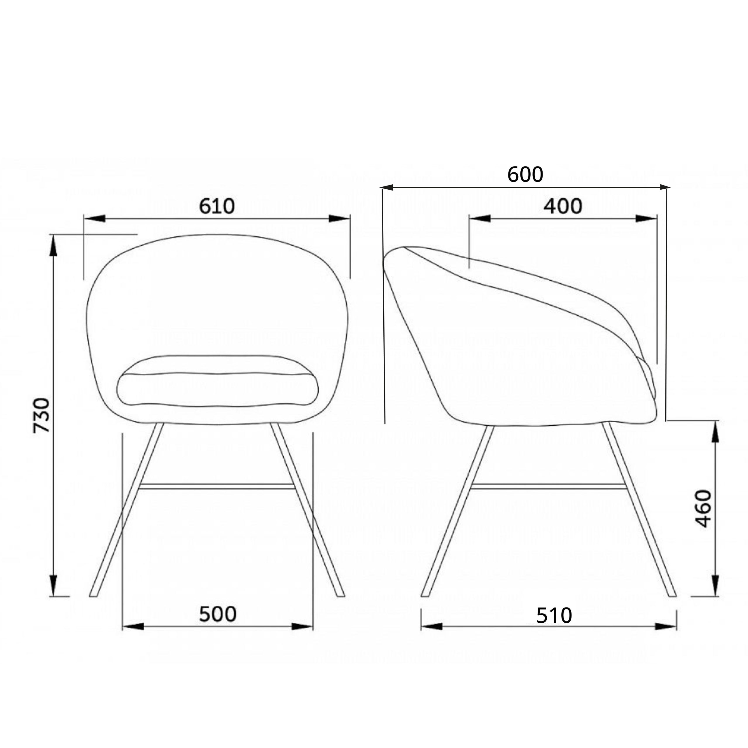 Кресло AMUR, (зеленый велюр/золото)