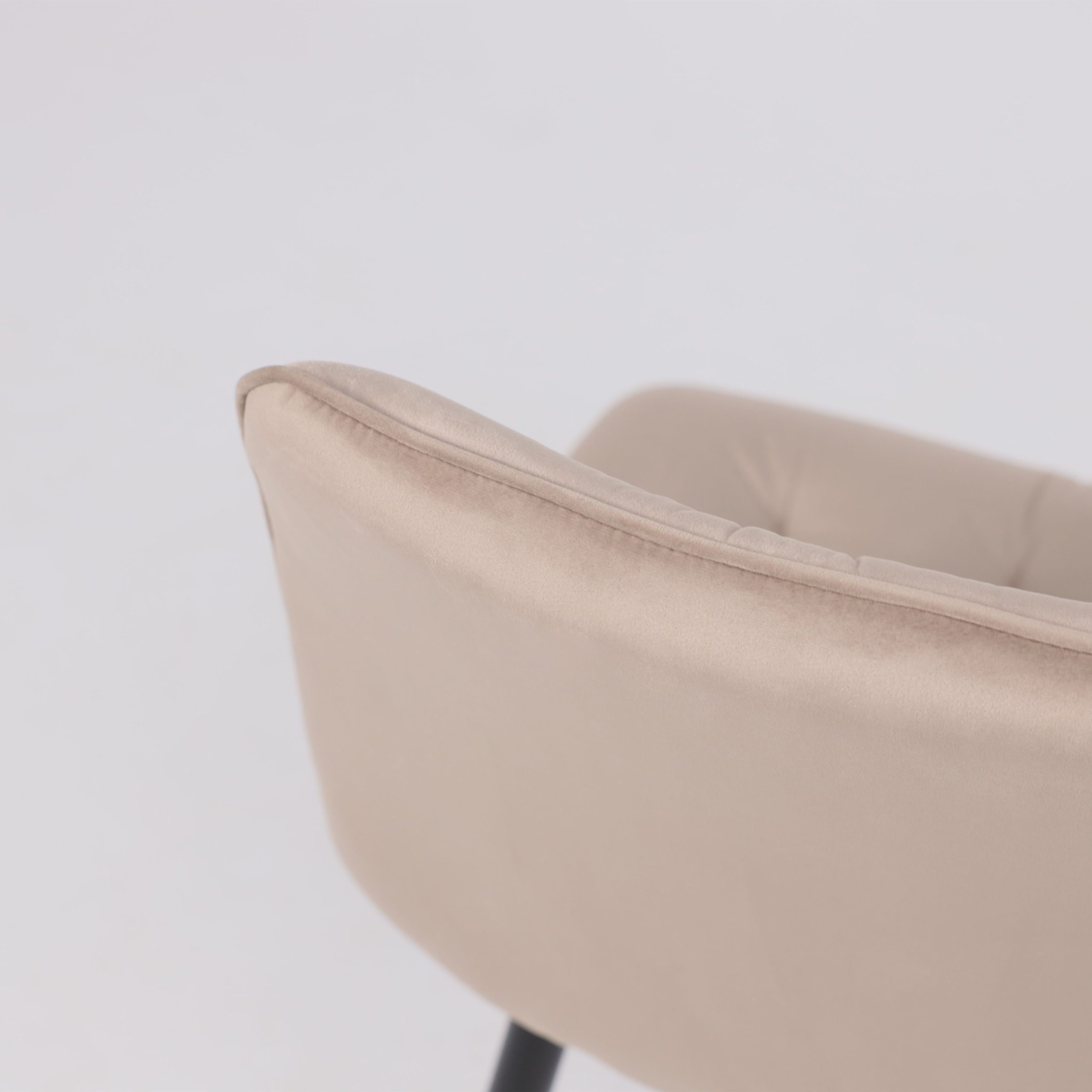 Стул ASTRA, 2, бежевый велюр HLR-08/черный