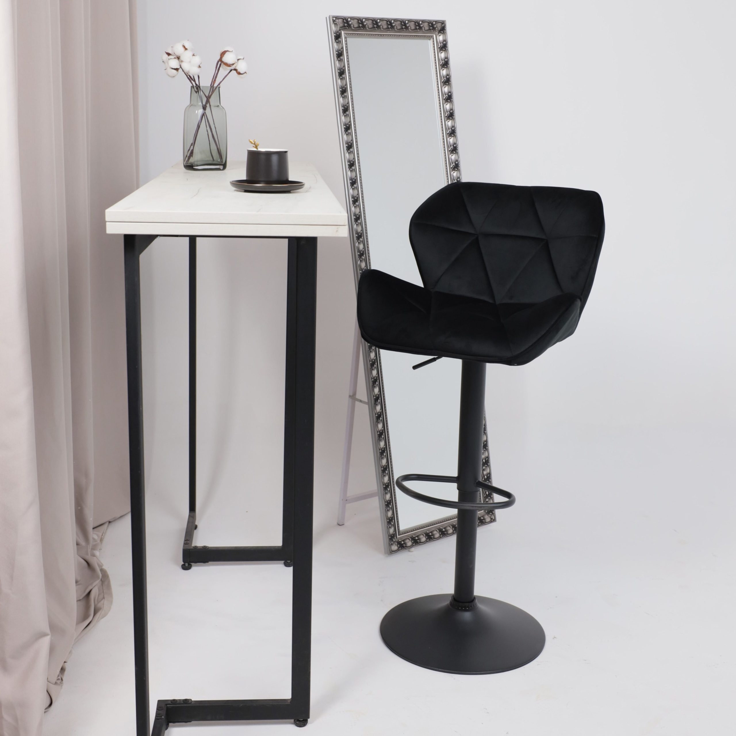 Кресло BERLIN, черный велюр HCJ-50/черный