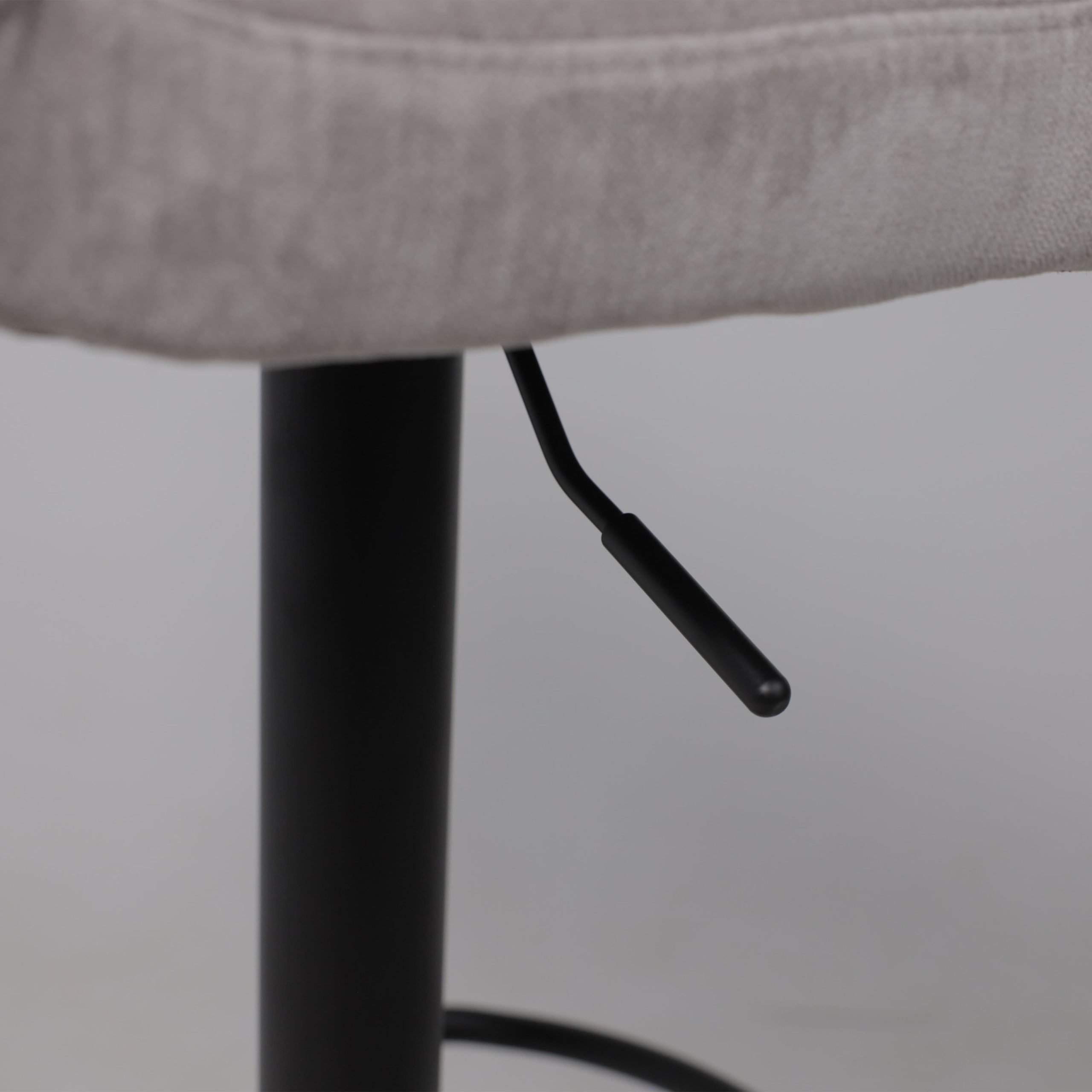 Стул барный LOGOS, серый шенилл Ote Canna 452/черный