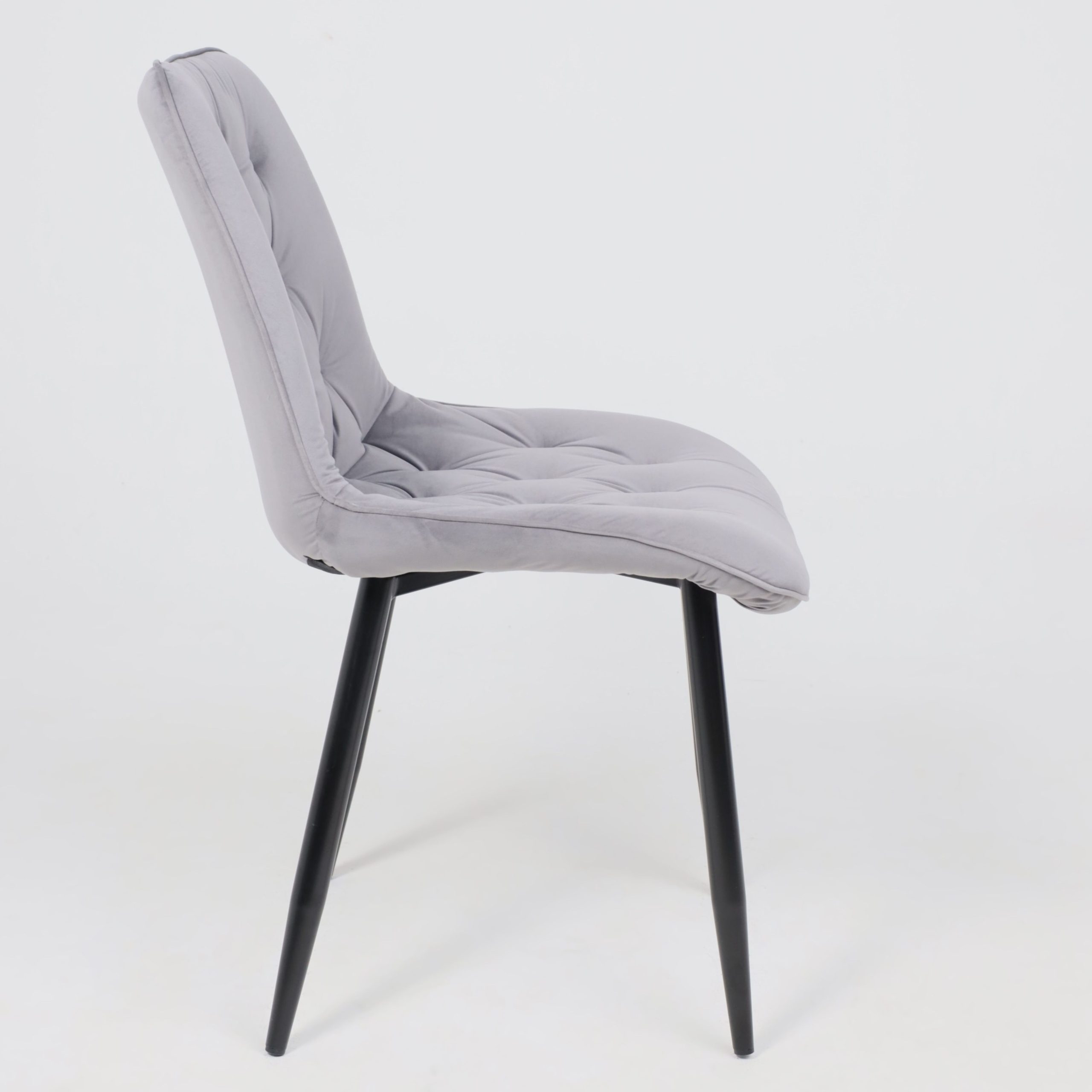 Стул ASTRA, 2, светло-серый велюр HLR-20/черный