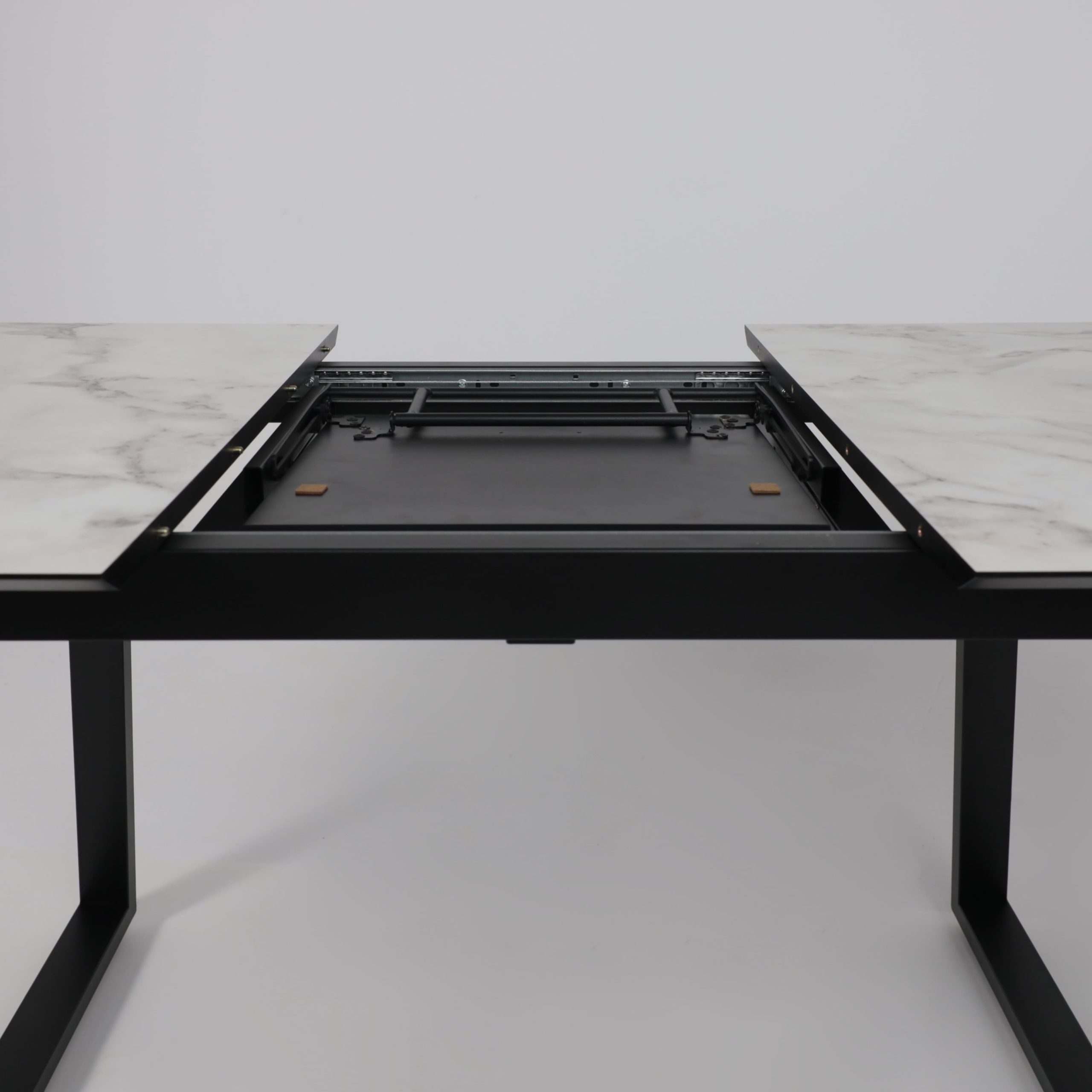 Стол AV 1208, HPL+МДФ,  раздвижной 1200 (1600)*800 Виктори натуральный/черный