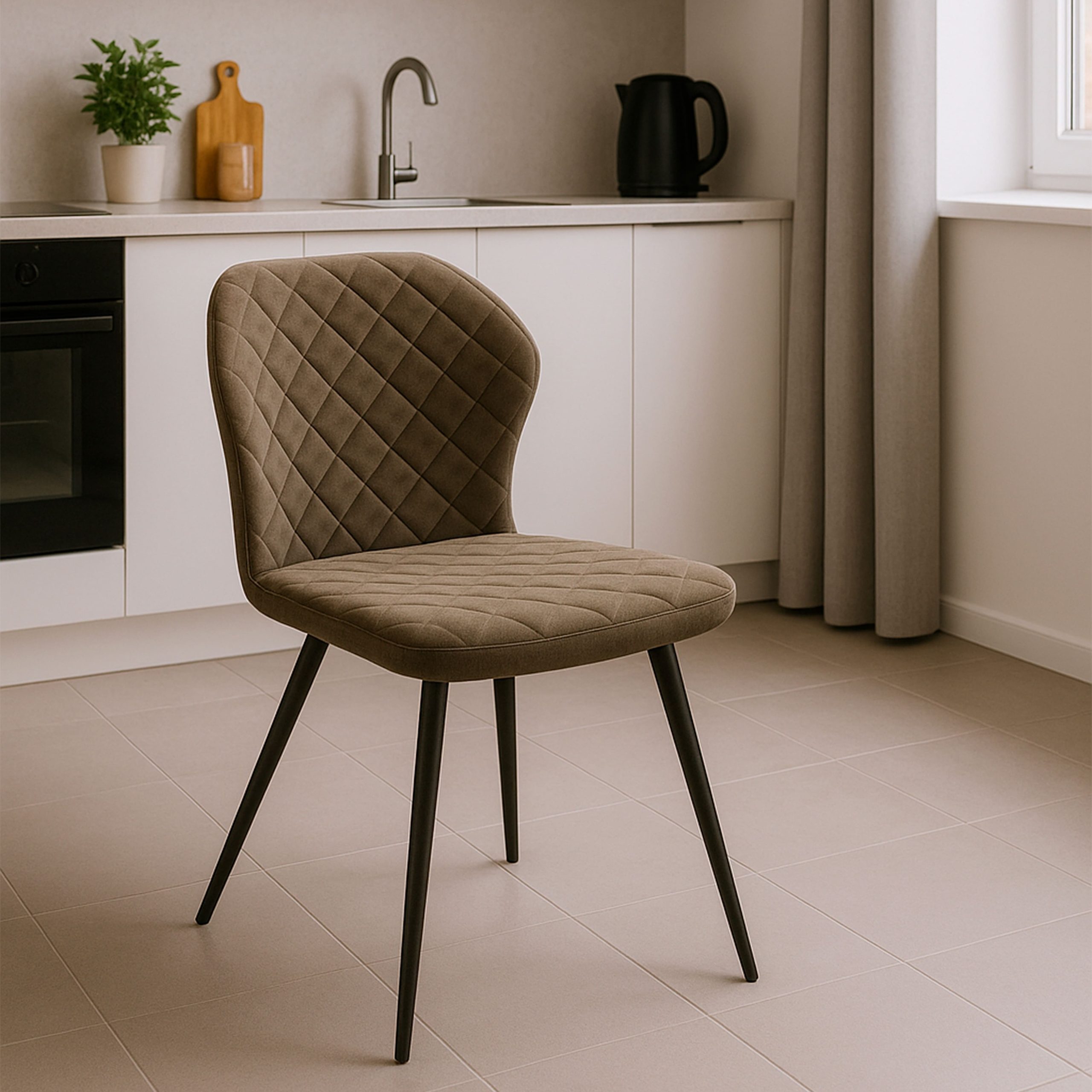 Стул ROBBY D-R 360, b05 LATTE LUXчерный