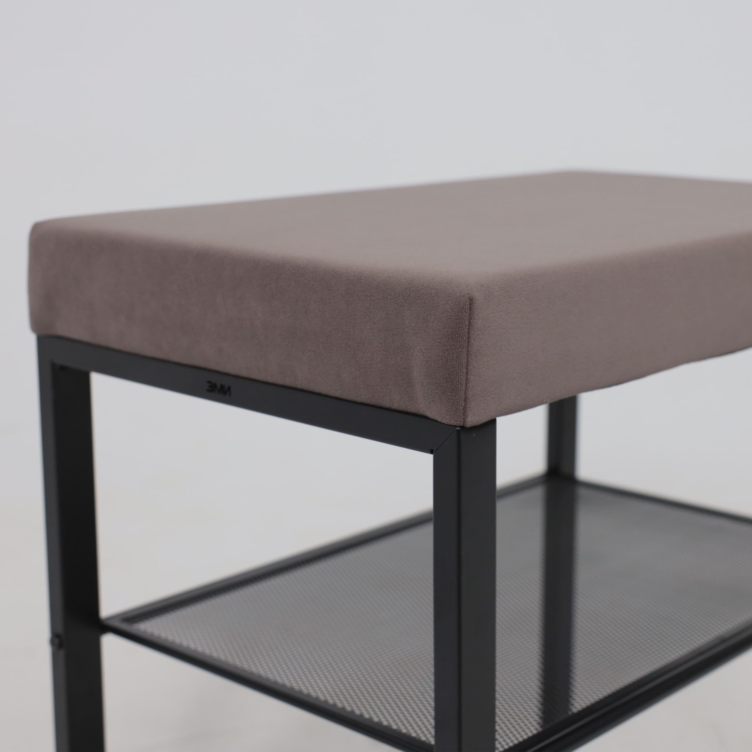 Банкетка ТОРОНТО 13S, серый/черный