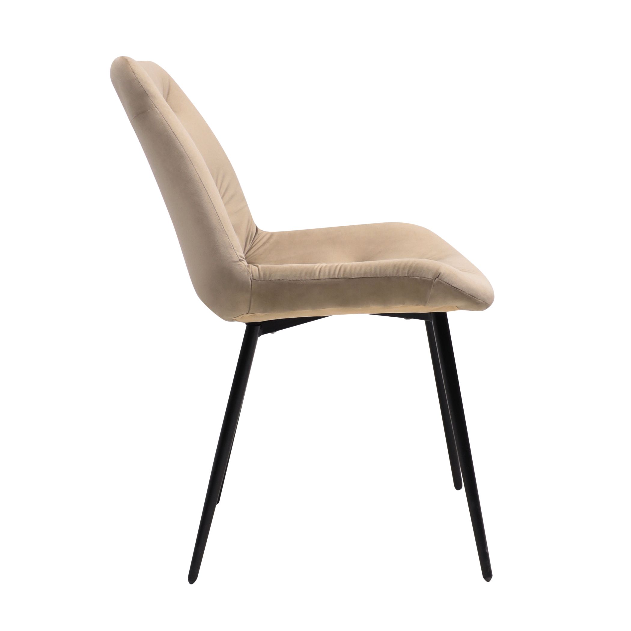 Стул AV 435, капучино бархат H-65/черный