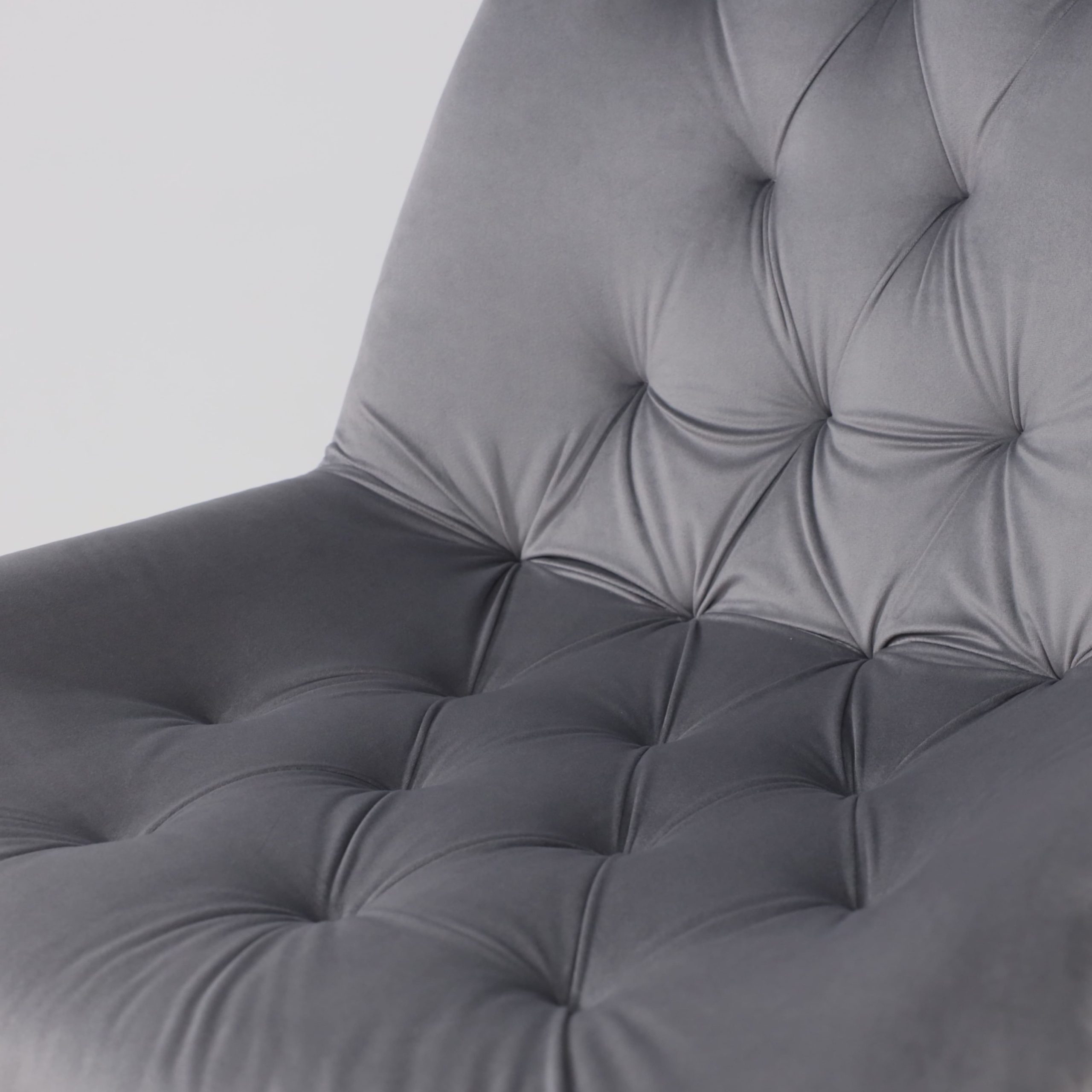 Стул AV 435, поворотный, темно-серый бархат H-15/черный