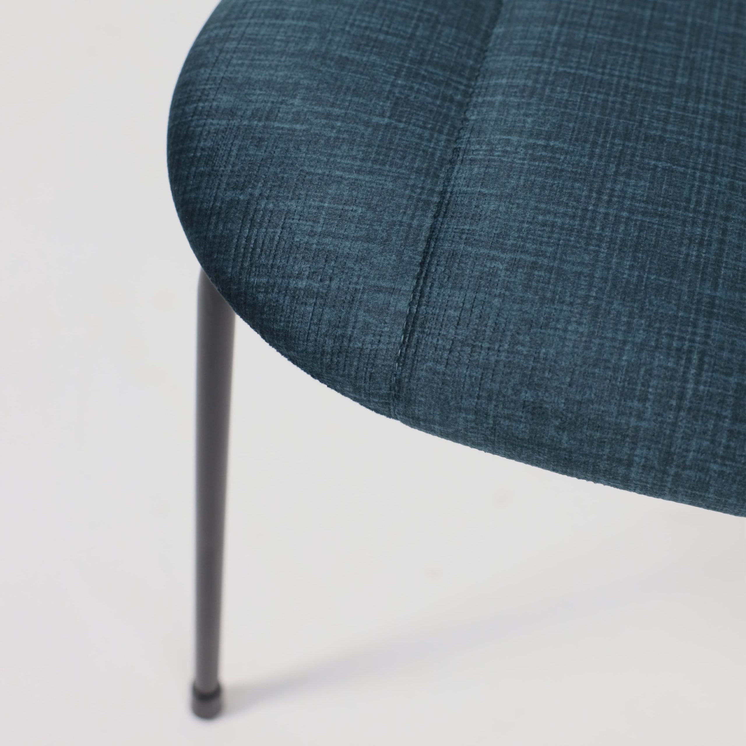 Стул TORI, темно-бирюзовый велюр VOSS 86/черный