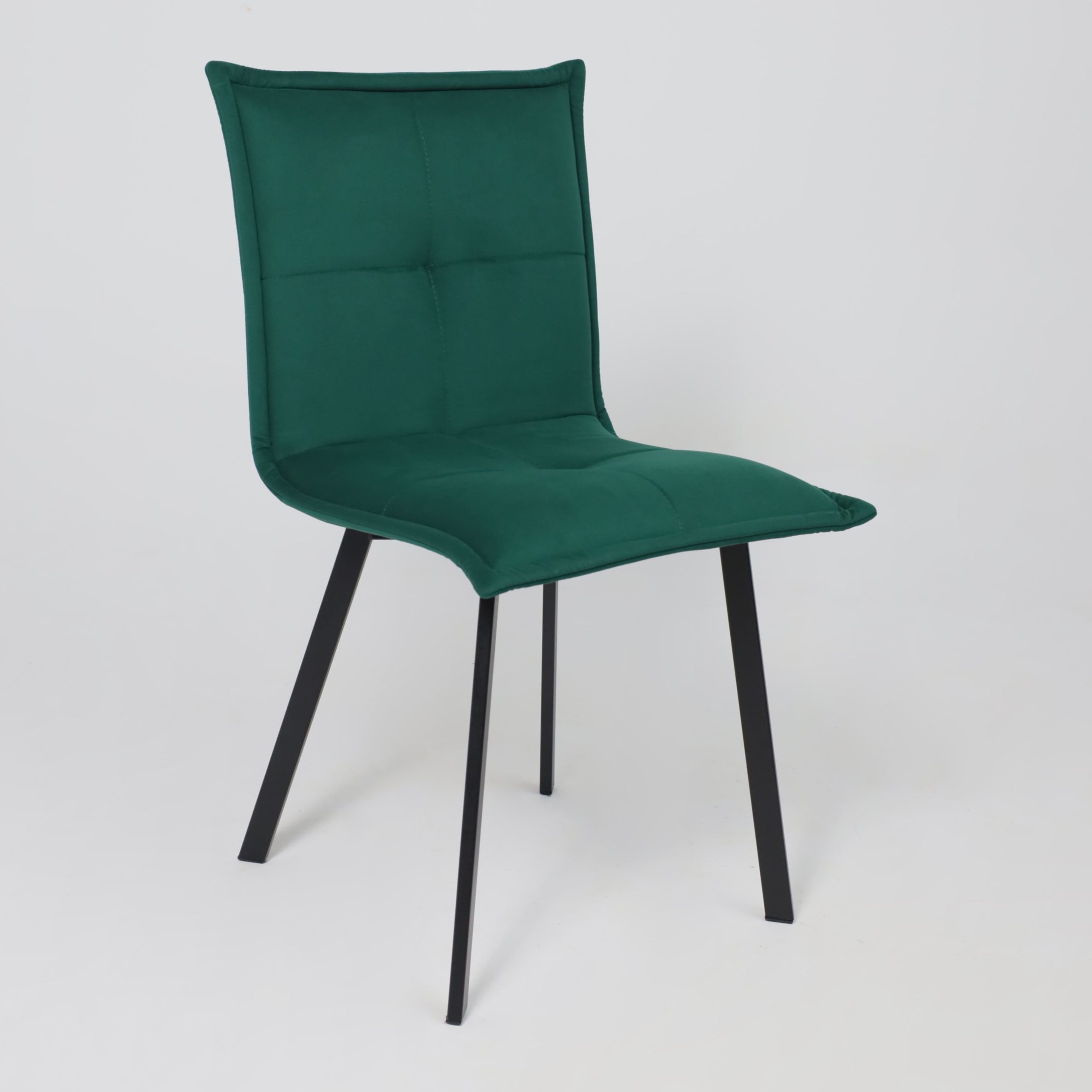 Кресло РУБИК U, Velutto 33 темно-зеленый велюр/черный