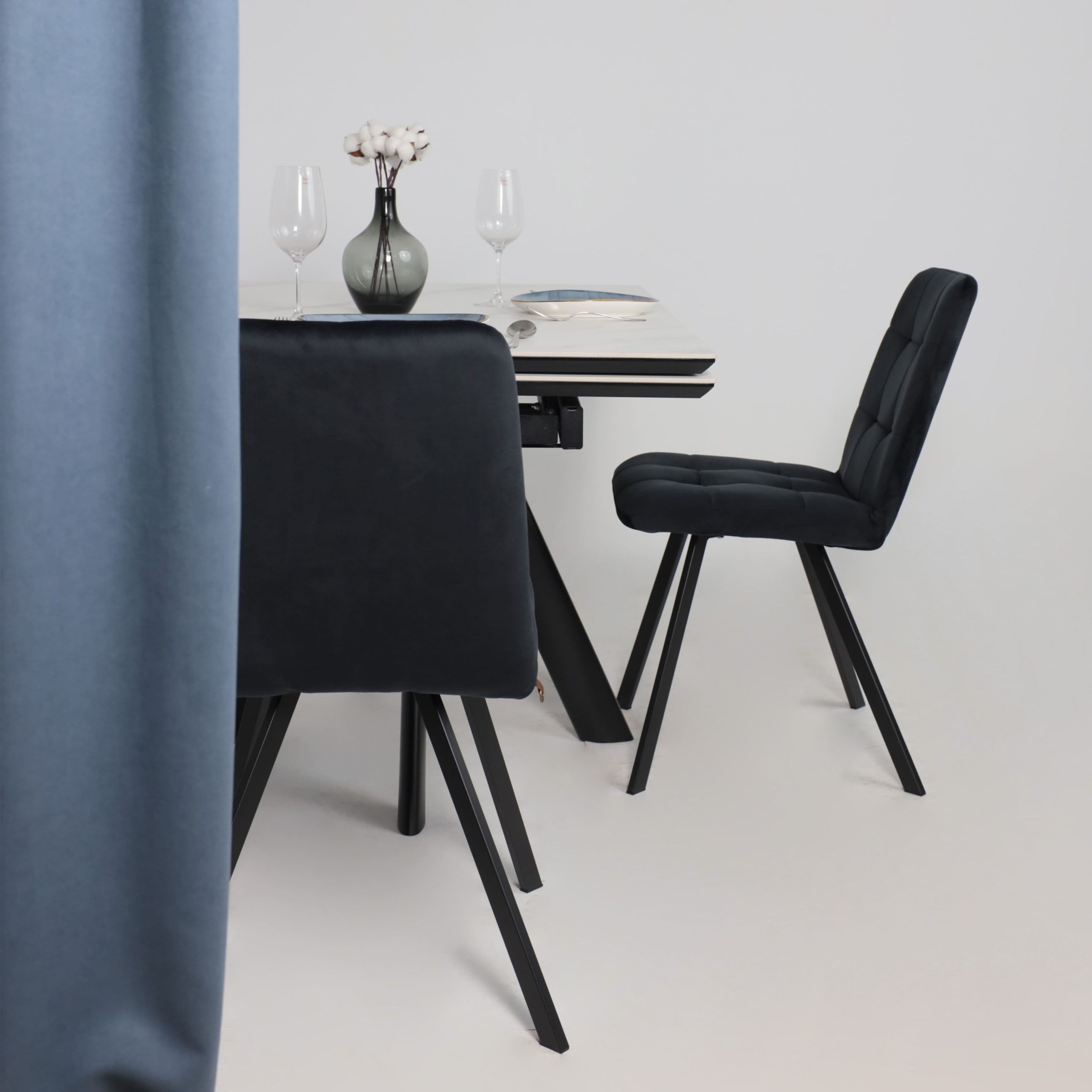 Стул ROMMY, d24 BLACK LUXчерный