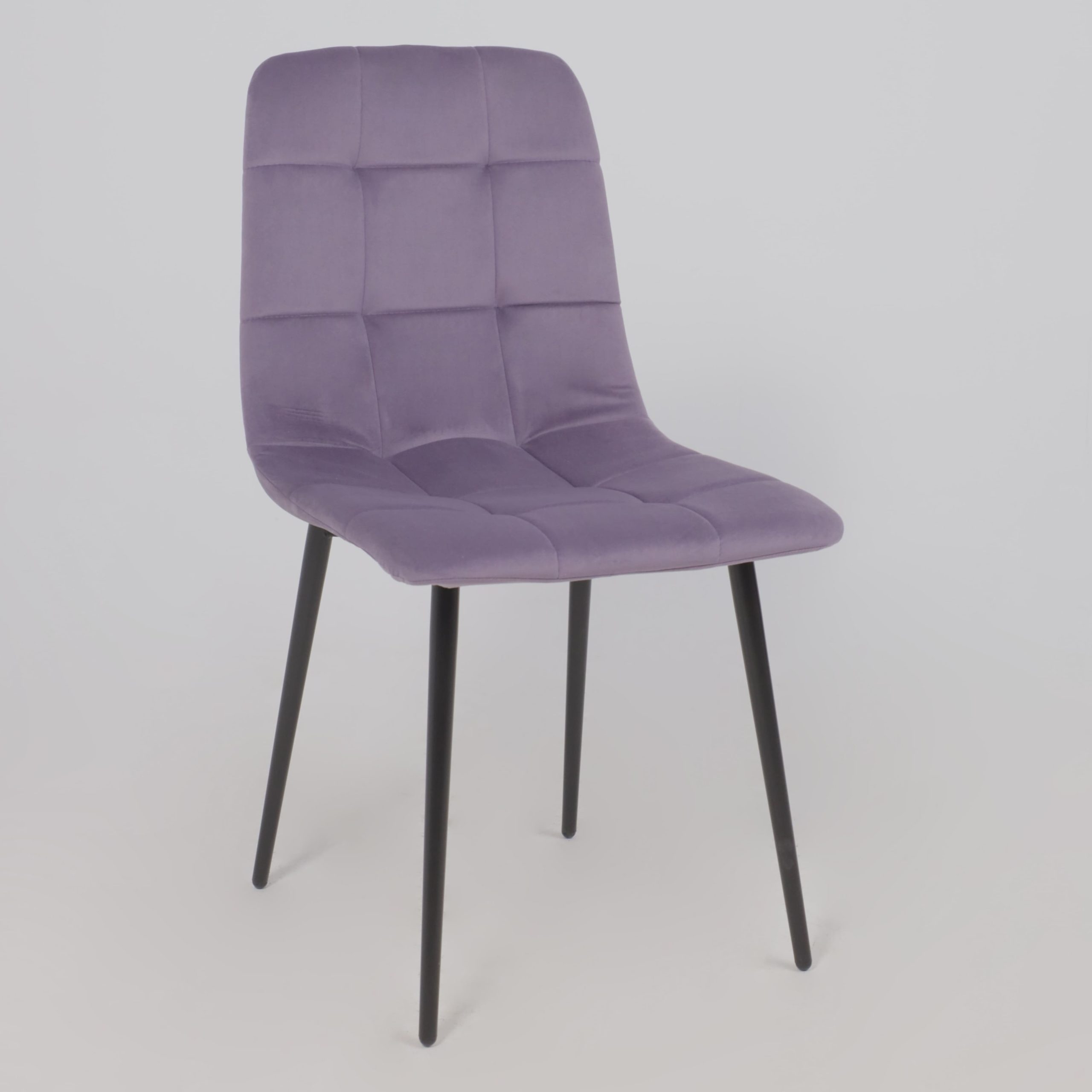 Стул AV 406-N, сливовый бархат Confetti plum/черный