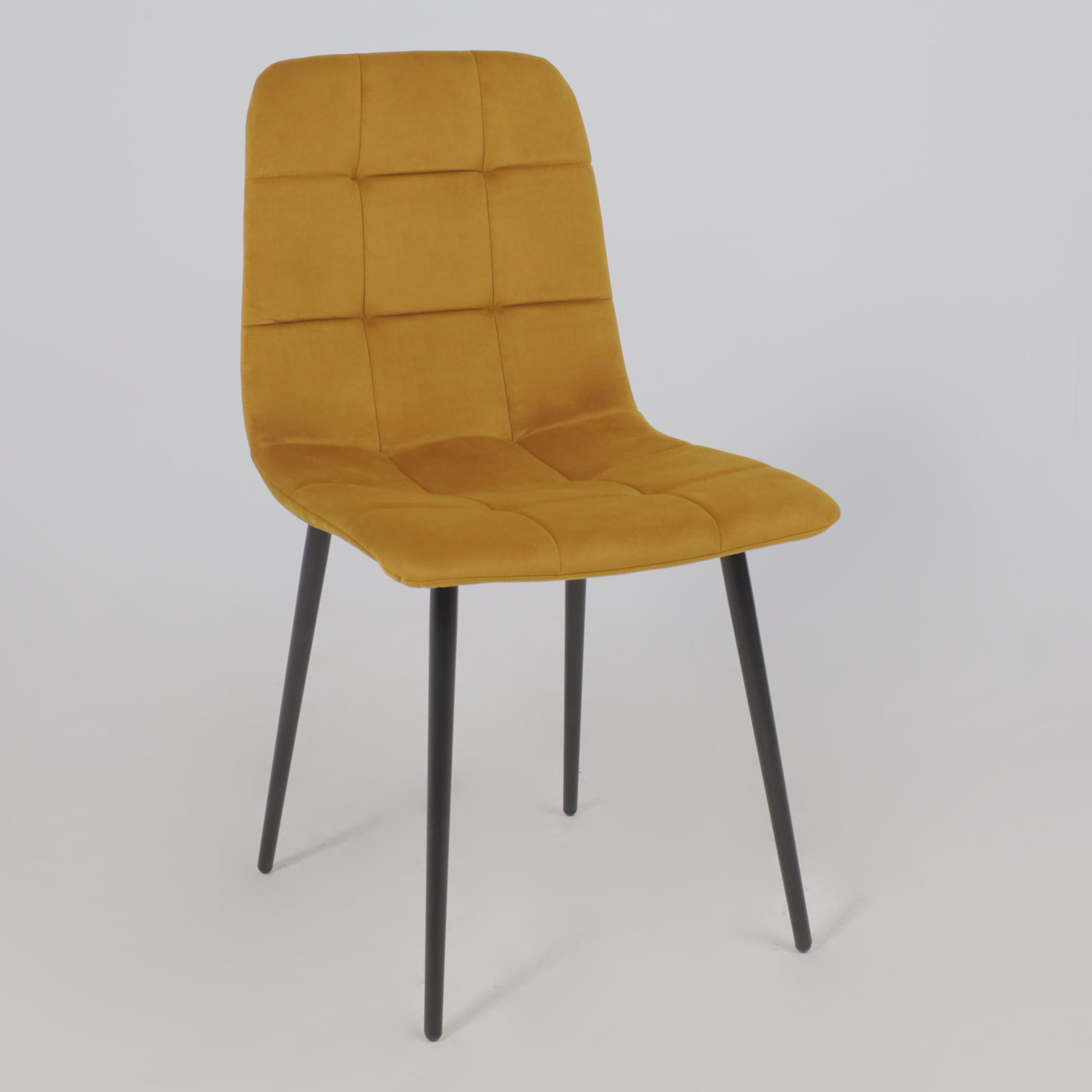 Стул AV 406-N, карри бархат Confetti chai tea/черный