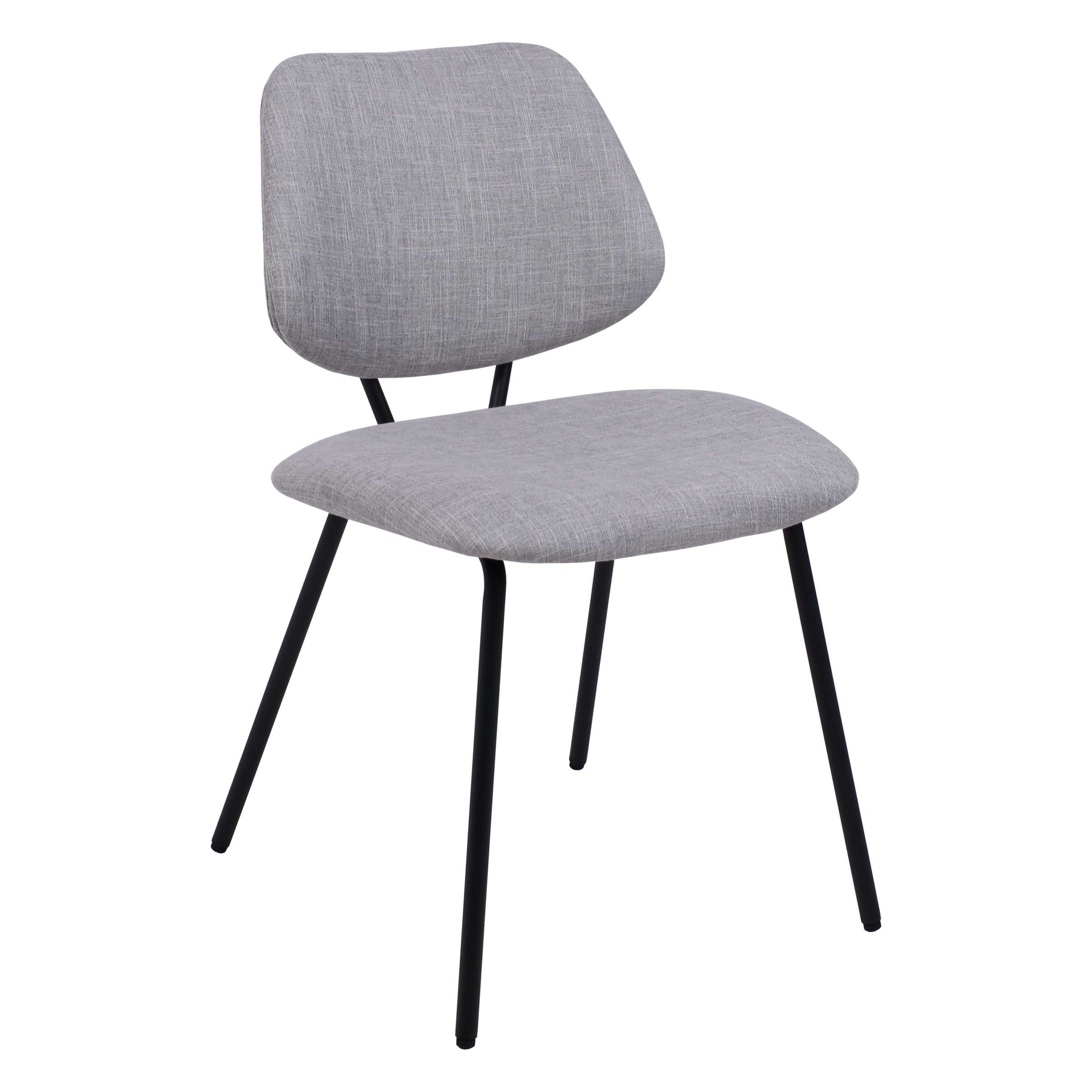 Стул DIXIE, серая ткань/черный