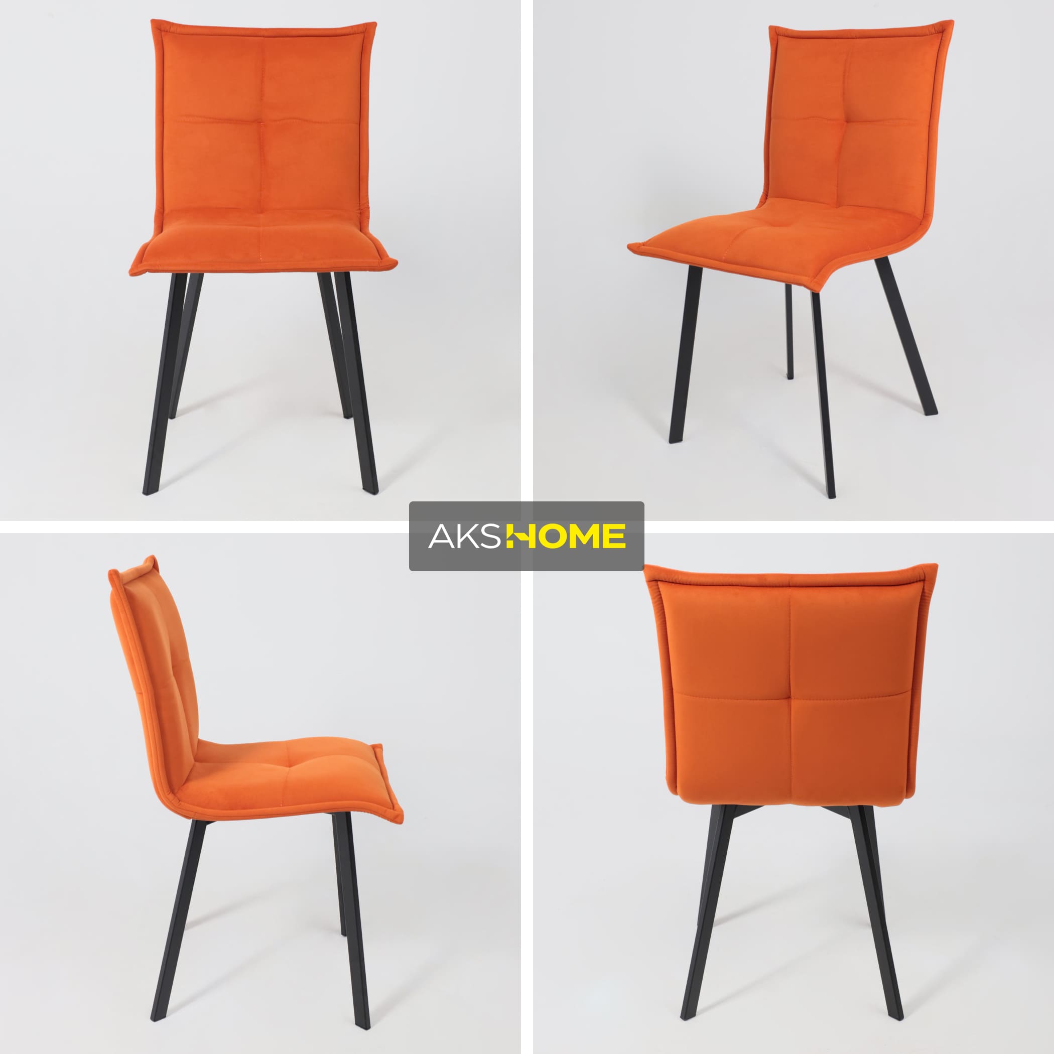 Кресло РУБИК U, Velutto 27 терракотовый велюр/черный