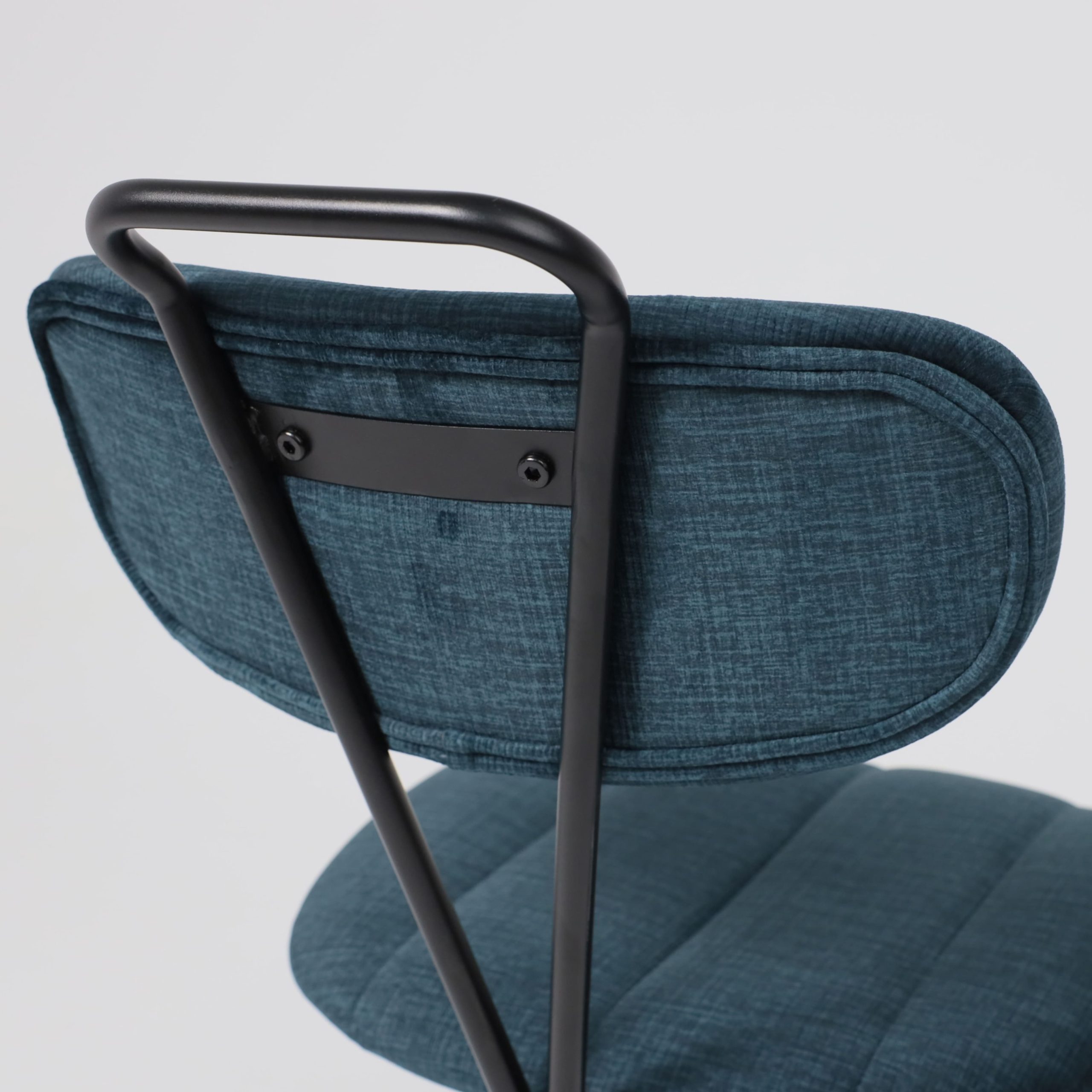 Стул TORI, темно-бирюзовый велюр VOSS 86/черный