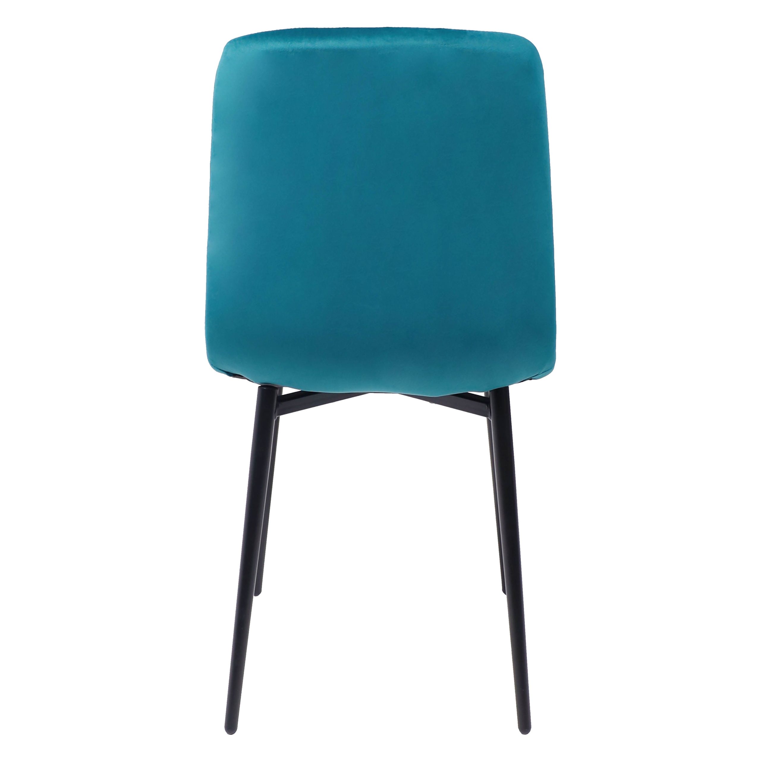 Стул AV 406-N, темно-бирюзовый бархат H-56/черный