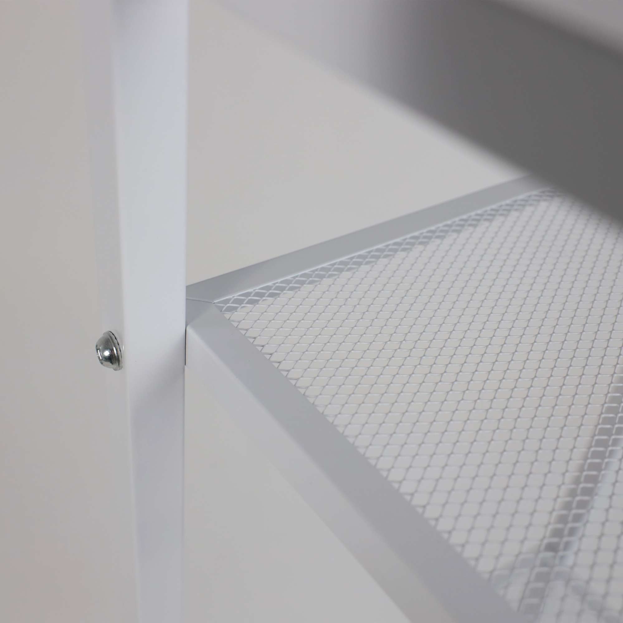 Полка стеллажная AURORA, 350*350*1480мм, белый